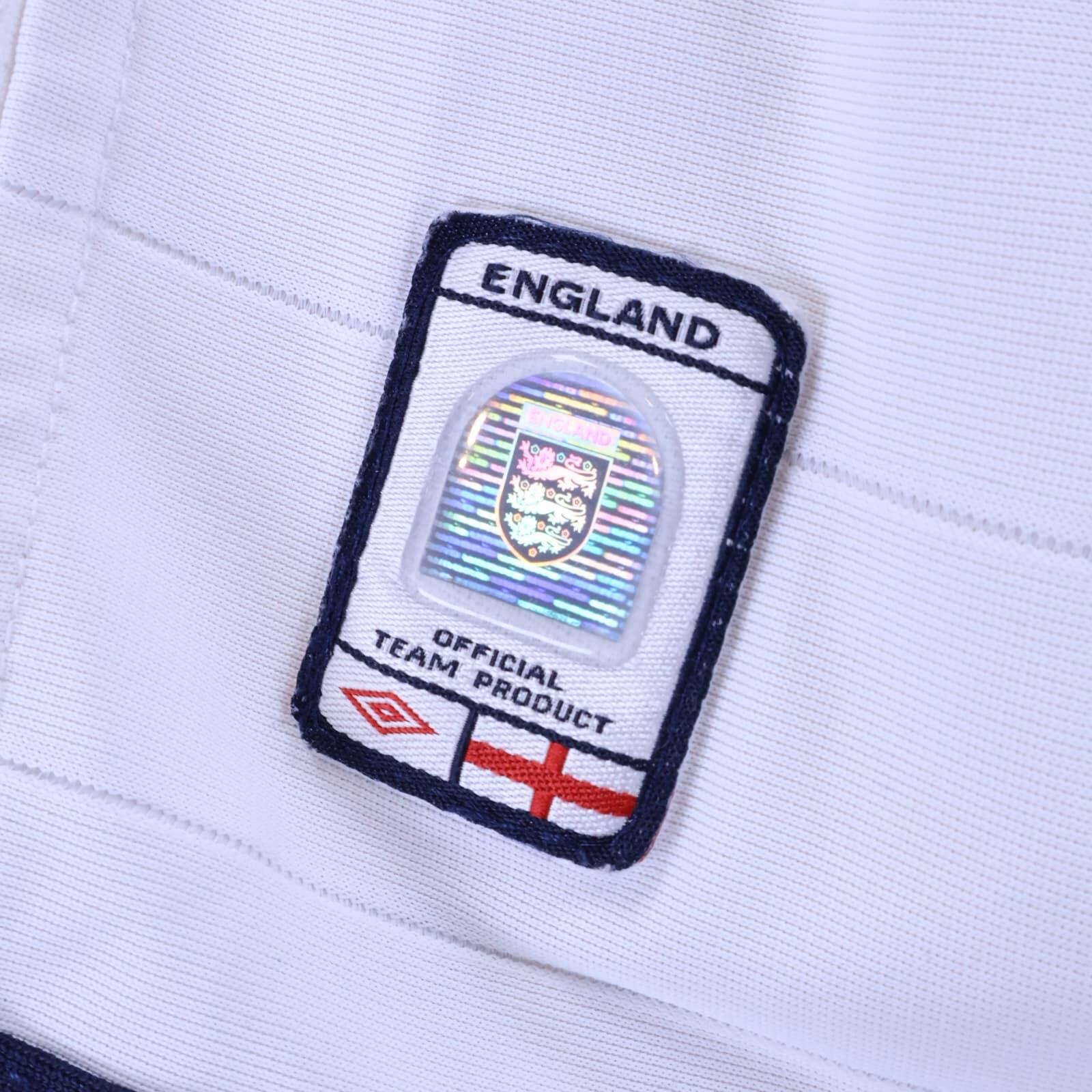 England Gerrard #4 2003/05 Home Shirt - Reversible - L