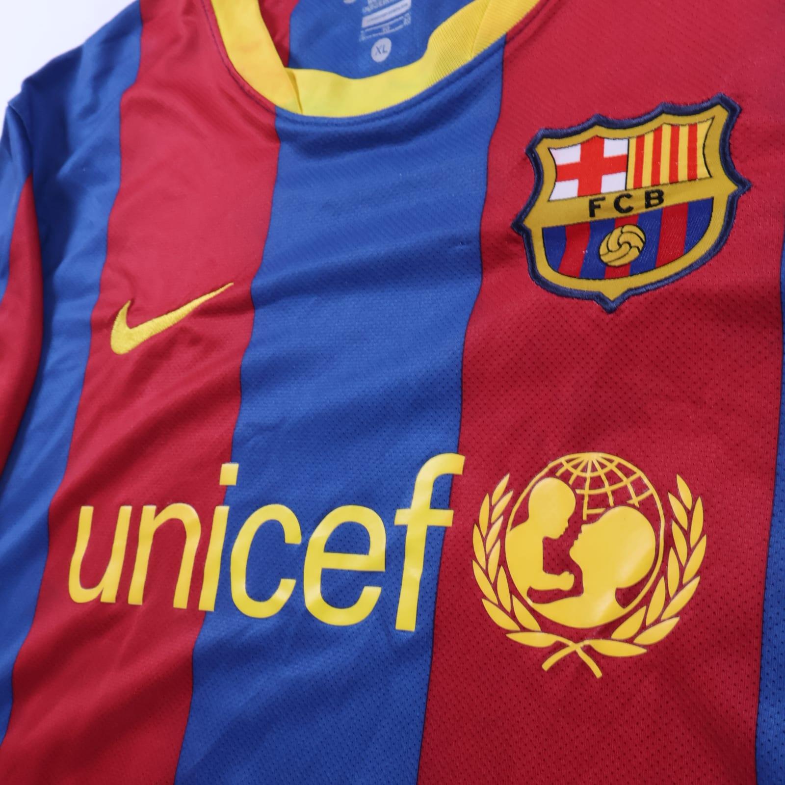 Barcelona 2010/11 Home Shirt - XL- BACK
