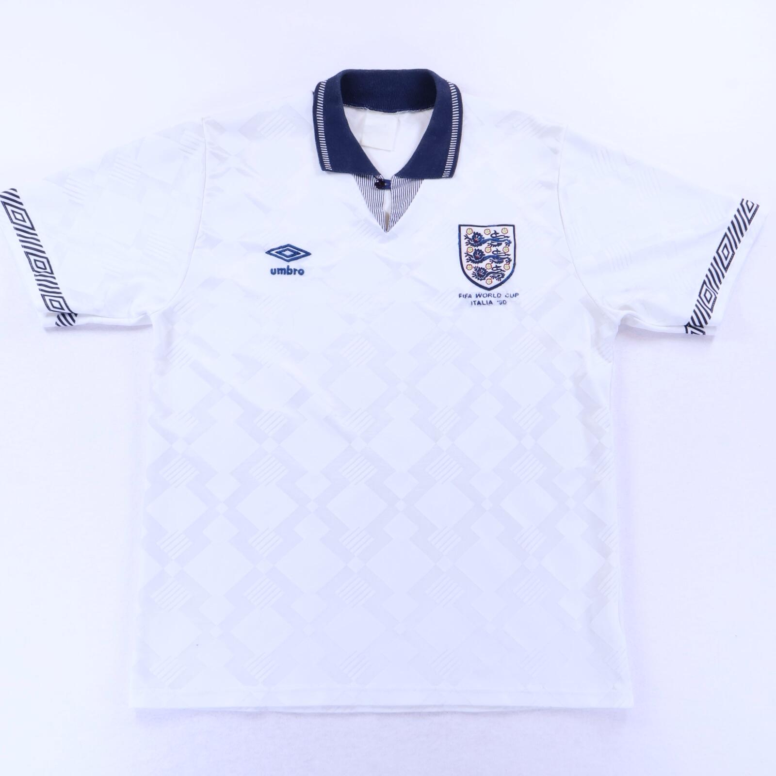 England 1990/92 Home Shirt - L