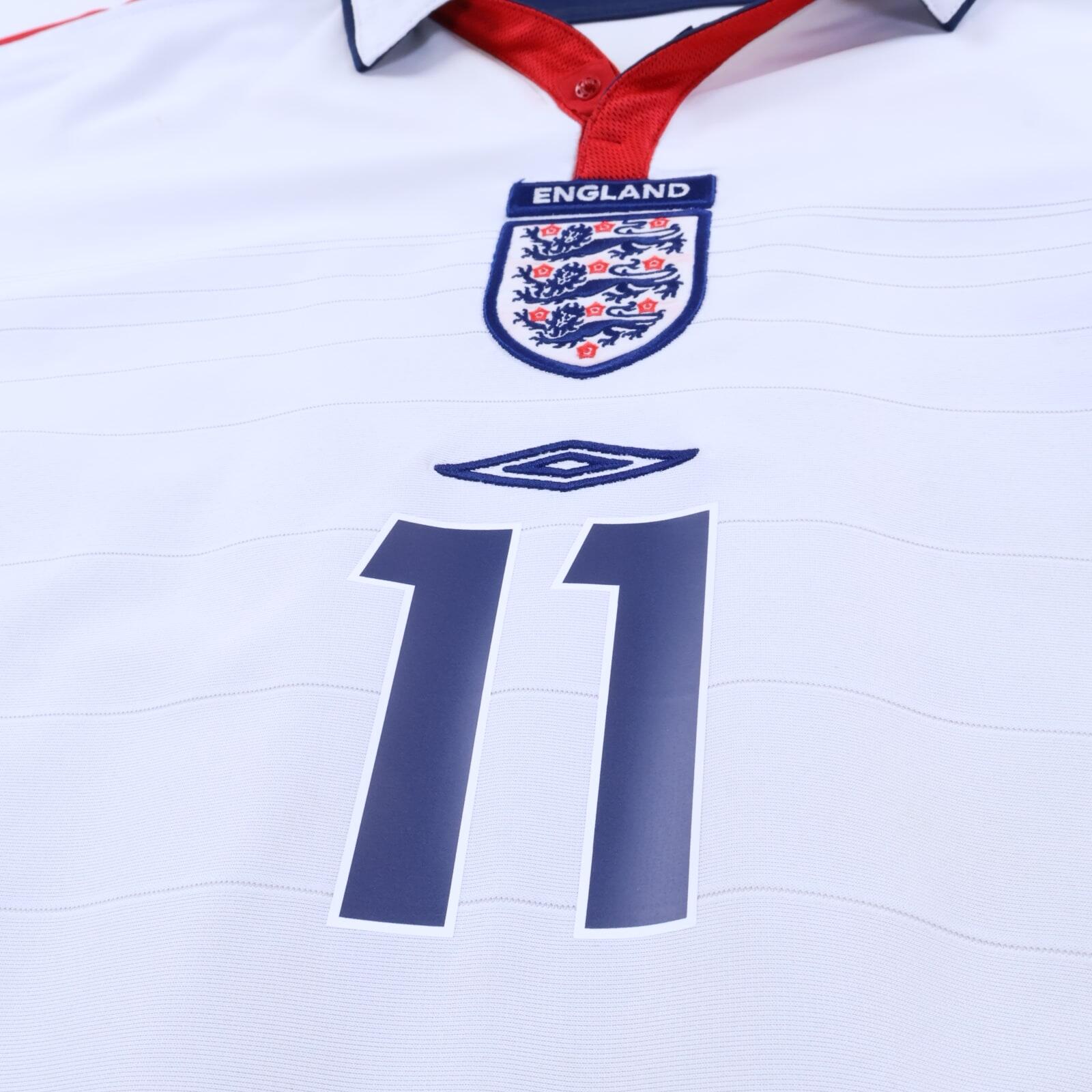 England Lampard #11 2003/05 Home Shirt - Reversible - L
