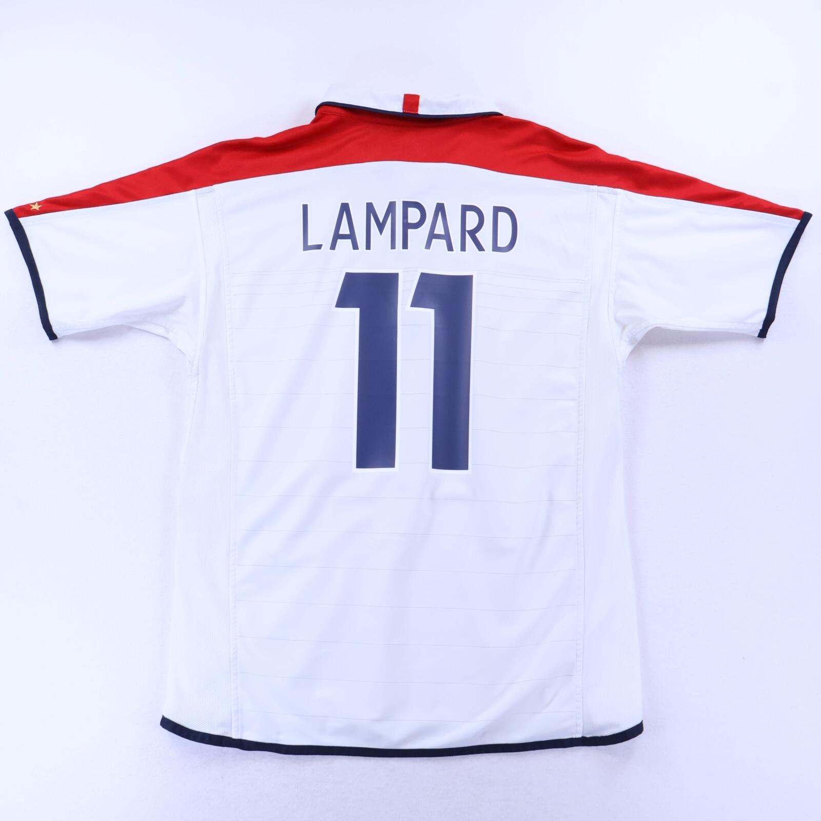 England Lampard #11 2003/05 Home Shirt - Reversible - L