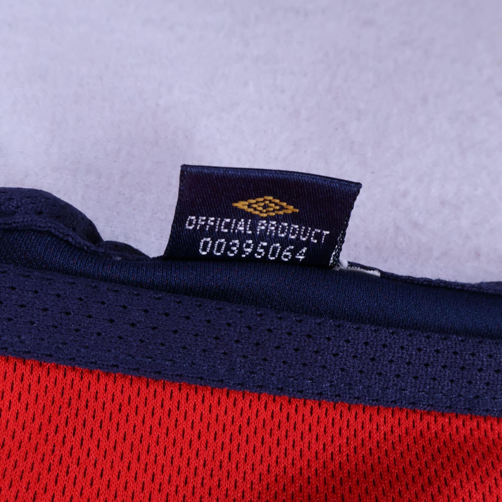 England Beckham #7 2002/04 Away Shirt - Reversible - XL