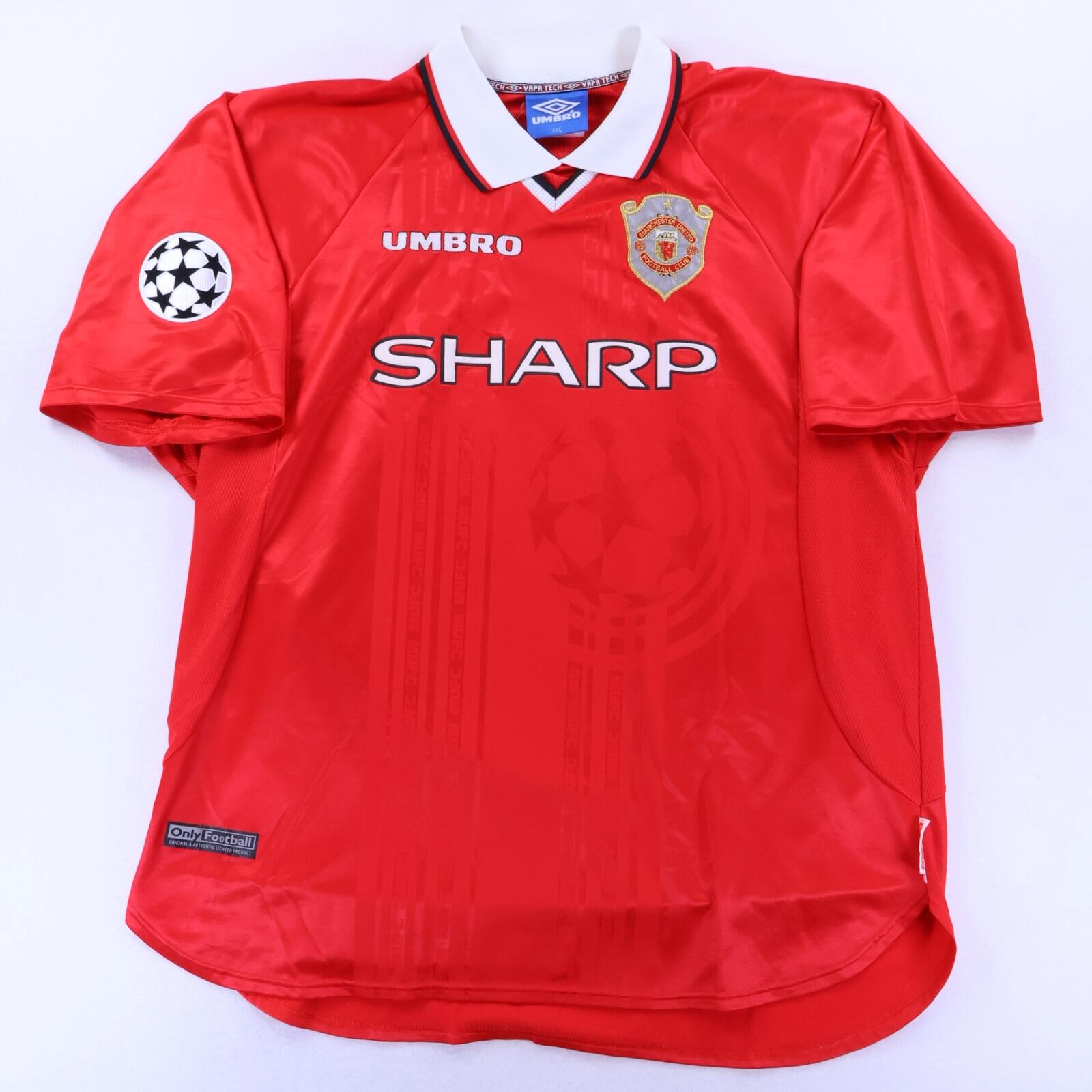 Manchester United Beckham #7 1998/99 Home Shirt - 2XL
