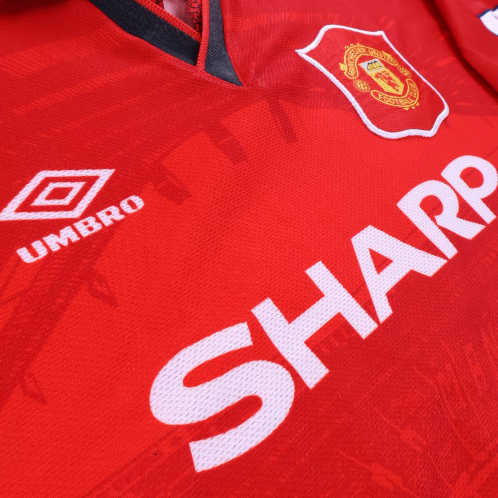 Manchester United Cantona #7 1994/96 Home Shirt - XL