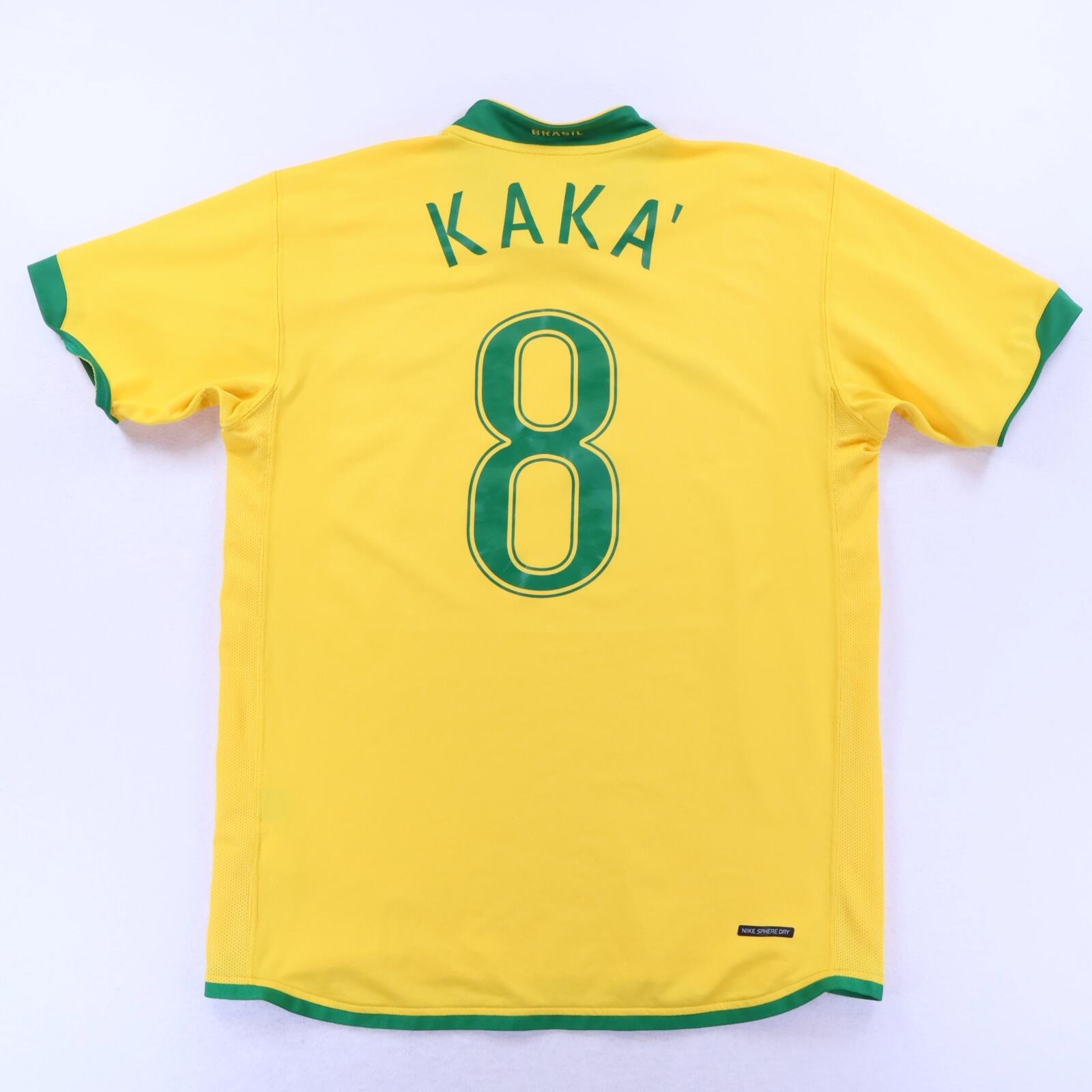 Brazil Kaka #8 2006/08 Home Shirt - L