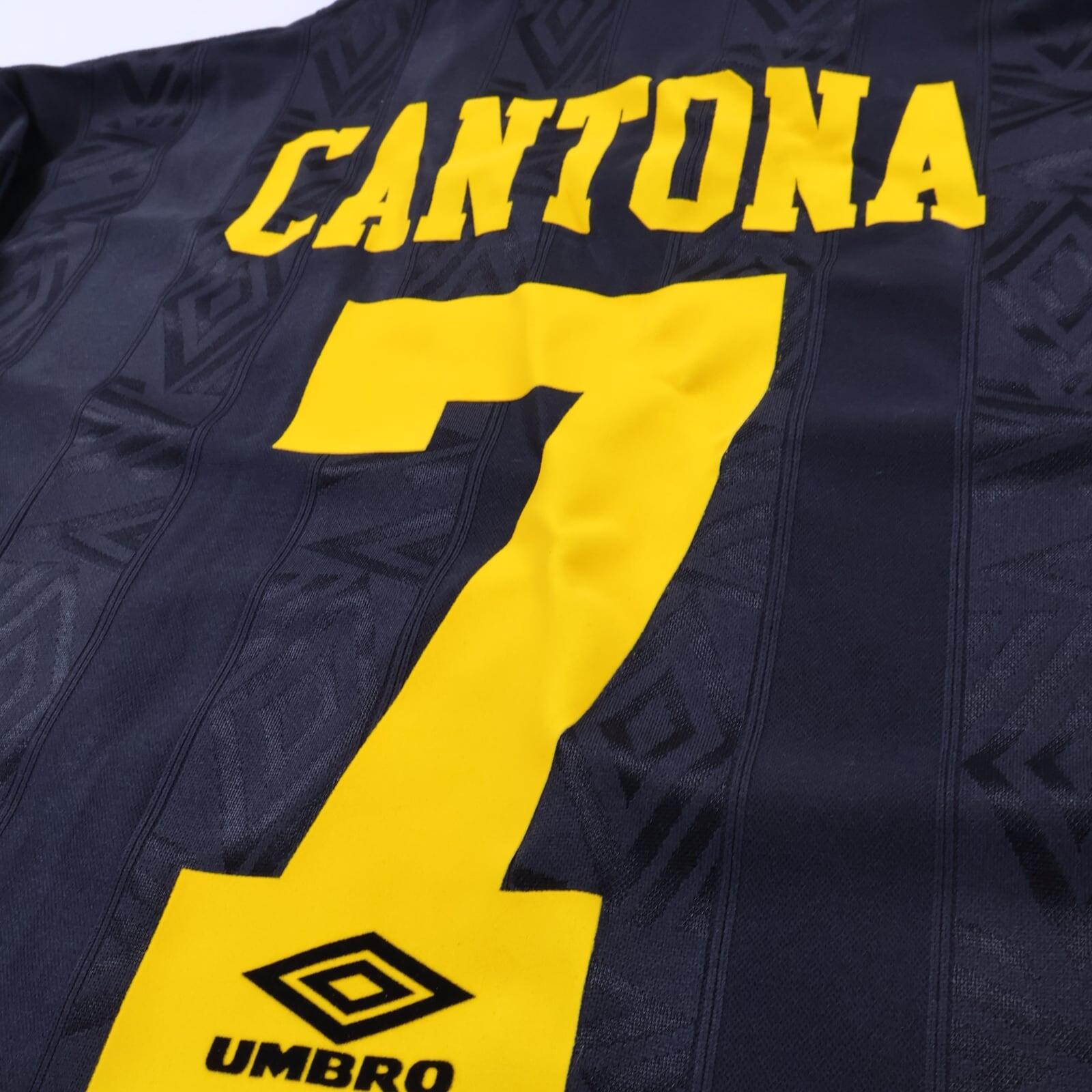 *MINT* Manchester United Cantona #7 1993/95 Away Shirt - XL