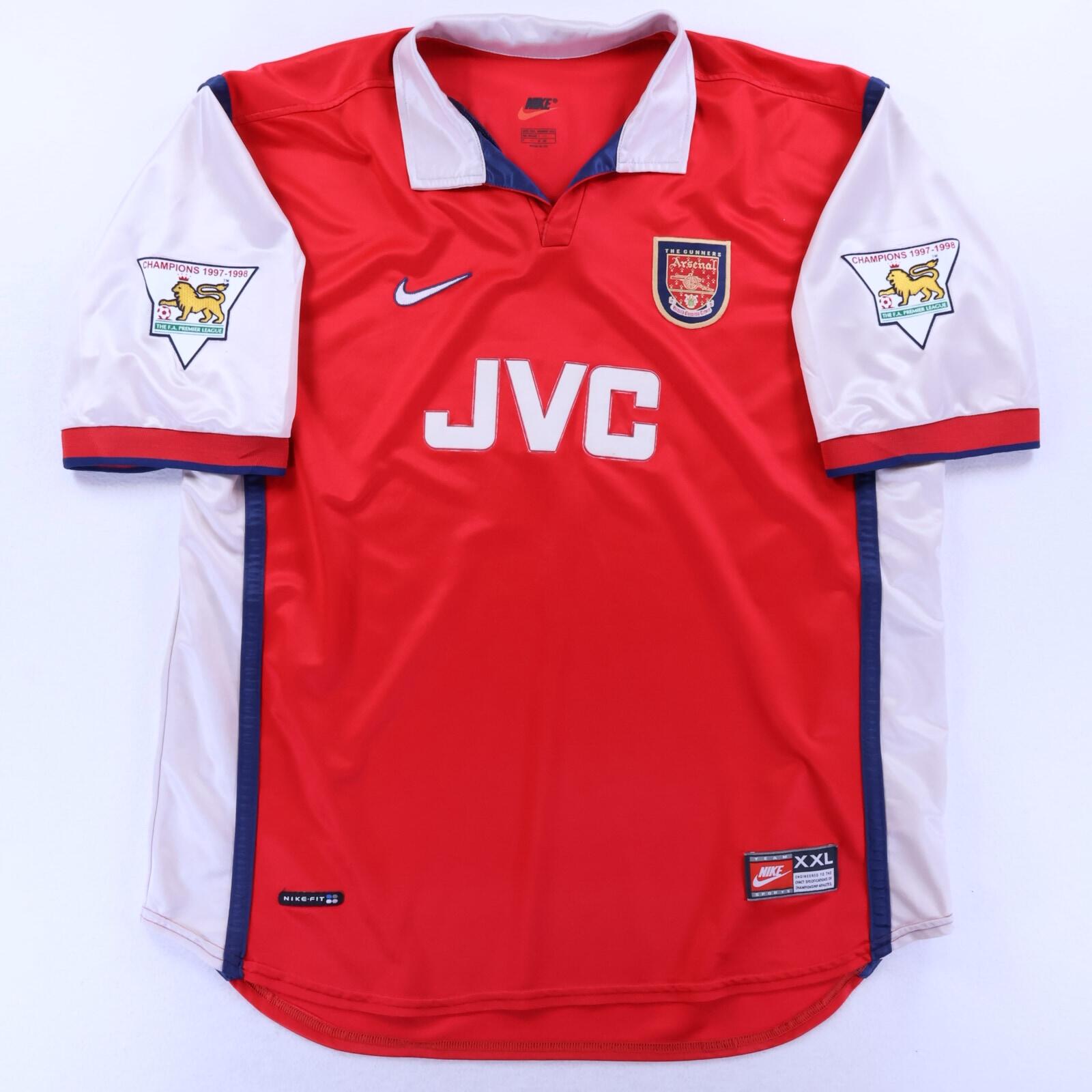 Arsenal Ljungberg #8 1998/99 Home Shirt - 2XL