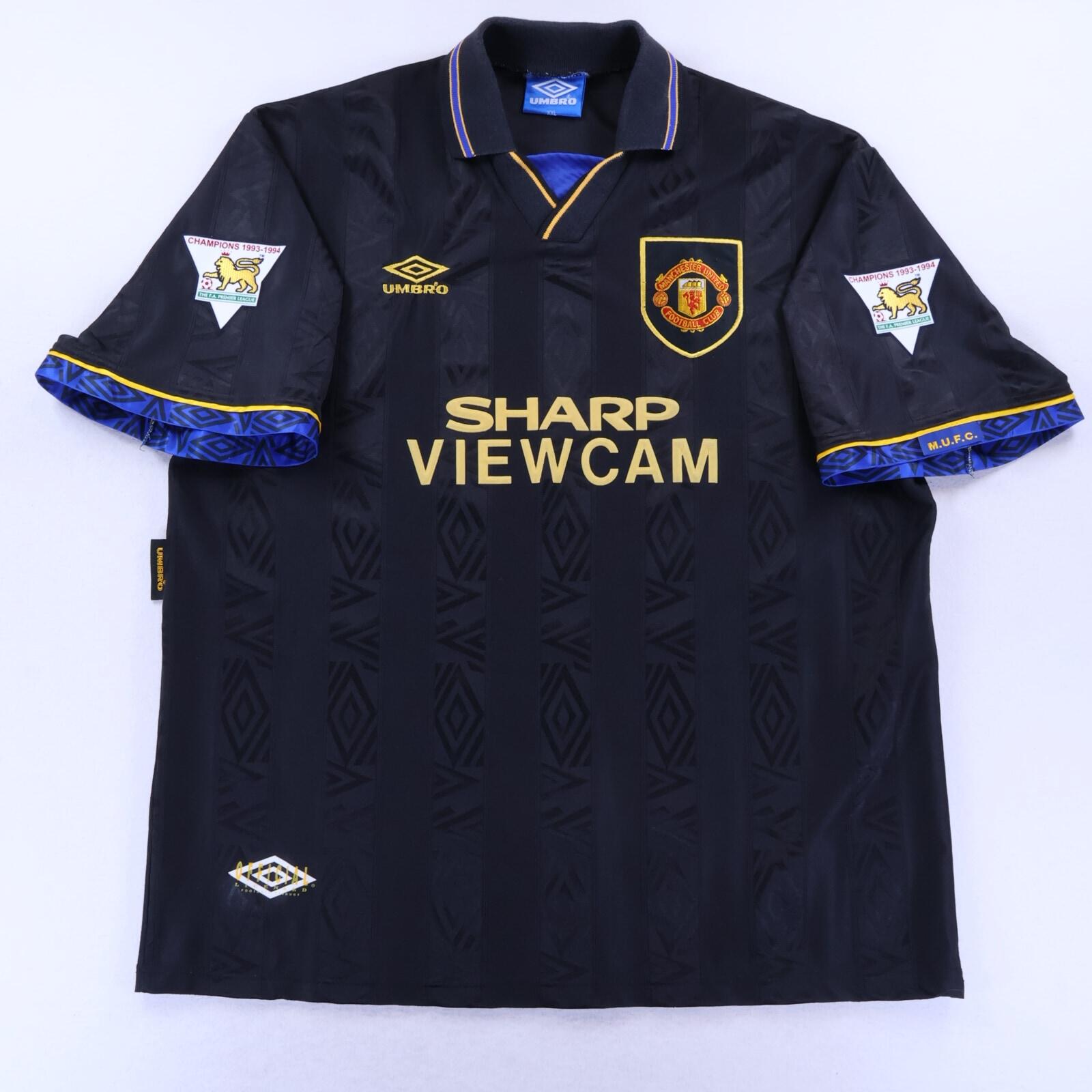 Manchester United Cantona #7 1993/95 Away Shirt - 2XL