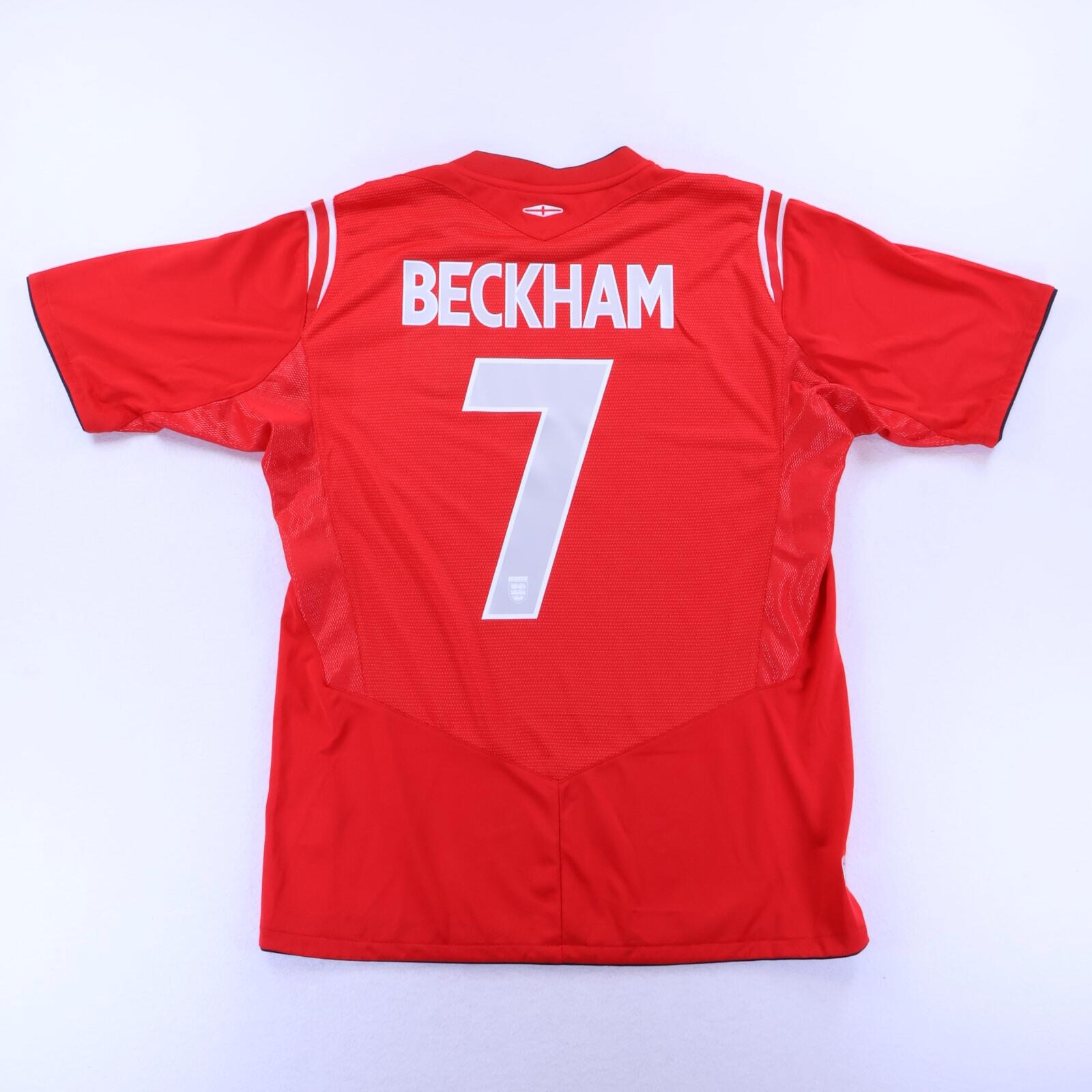 England Beckham #7 2004/06 Away Shirt - L
