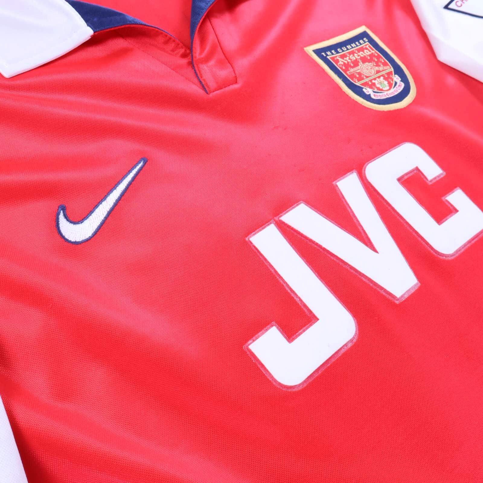 Arsenal Bergkamp #10 1998/99 Home Shirt - M