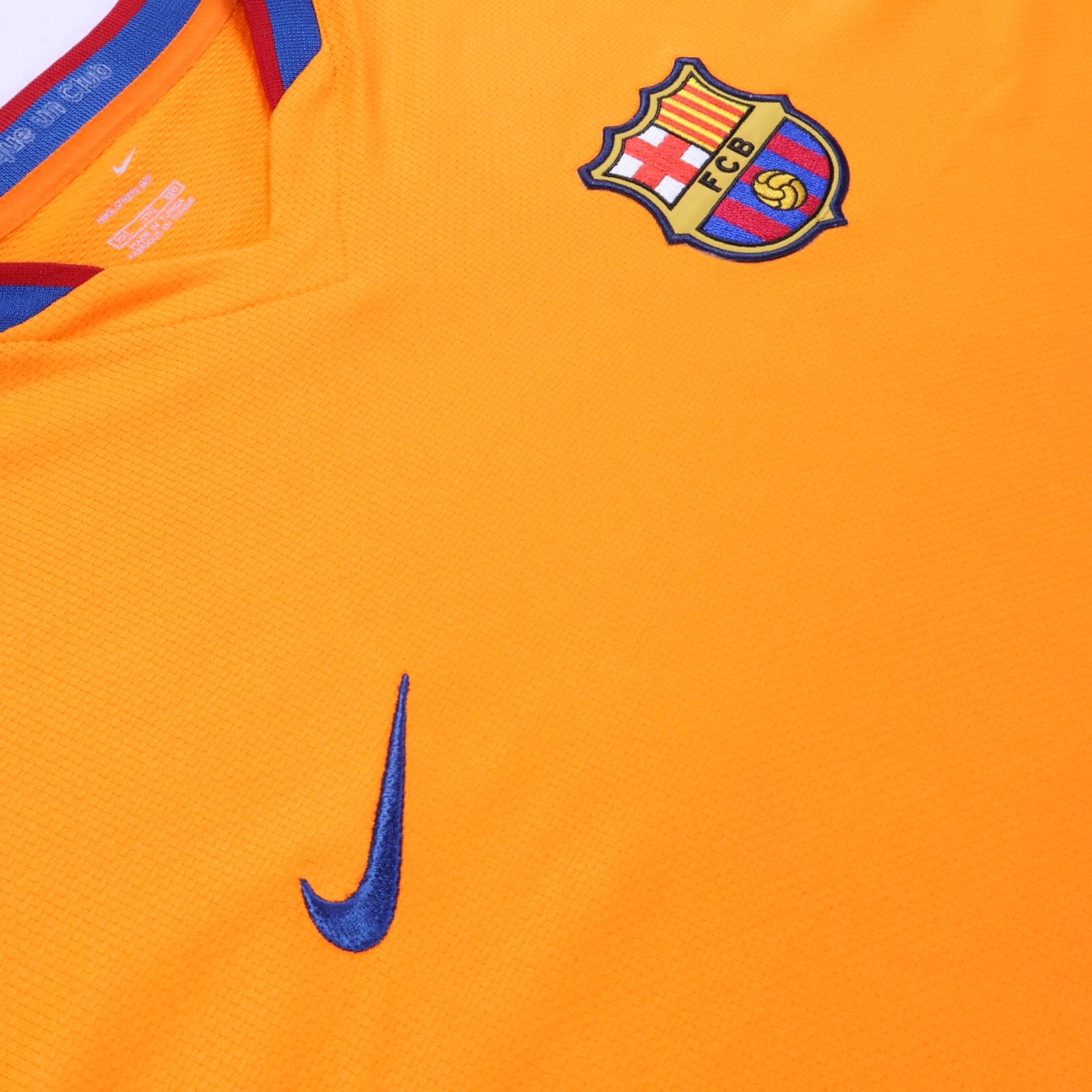 Barcelona Messi #19 2006/08 Away Shirt - Long Sleeve - 2XL