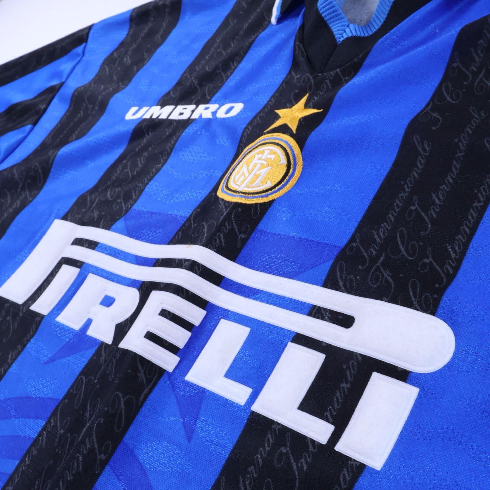 Inter Milan Ronaldo #10 1997/98 Home Shirt - L