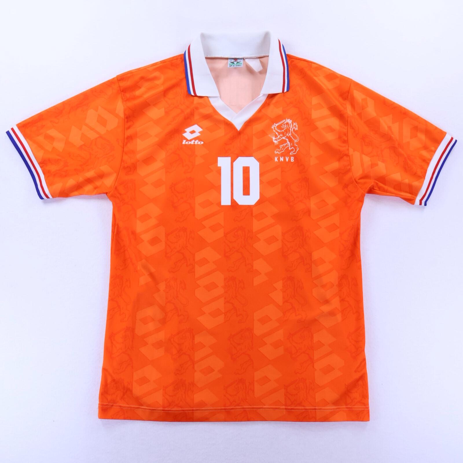 *MINT* Netherlands Bergkamp #10 1994/96 Home Shirt - M