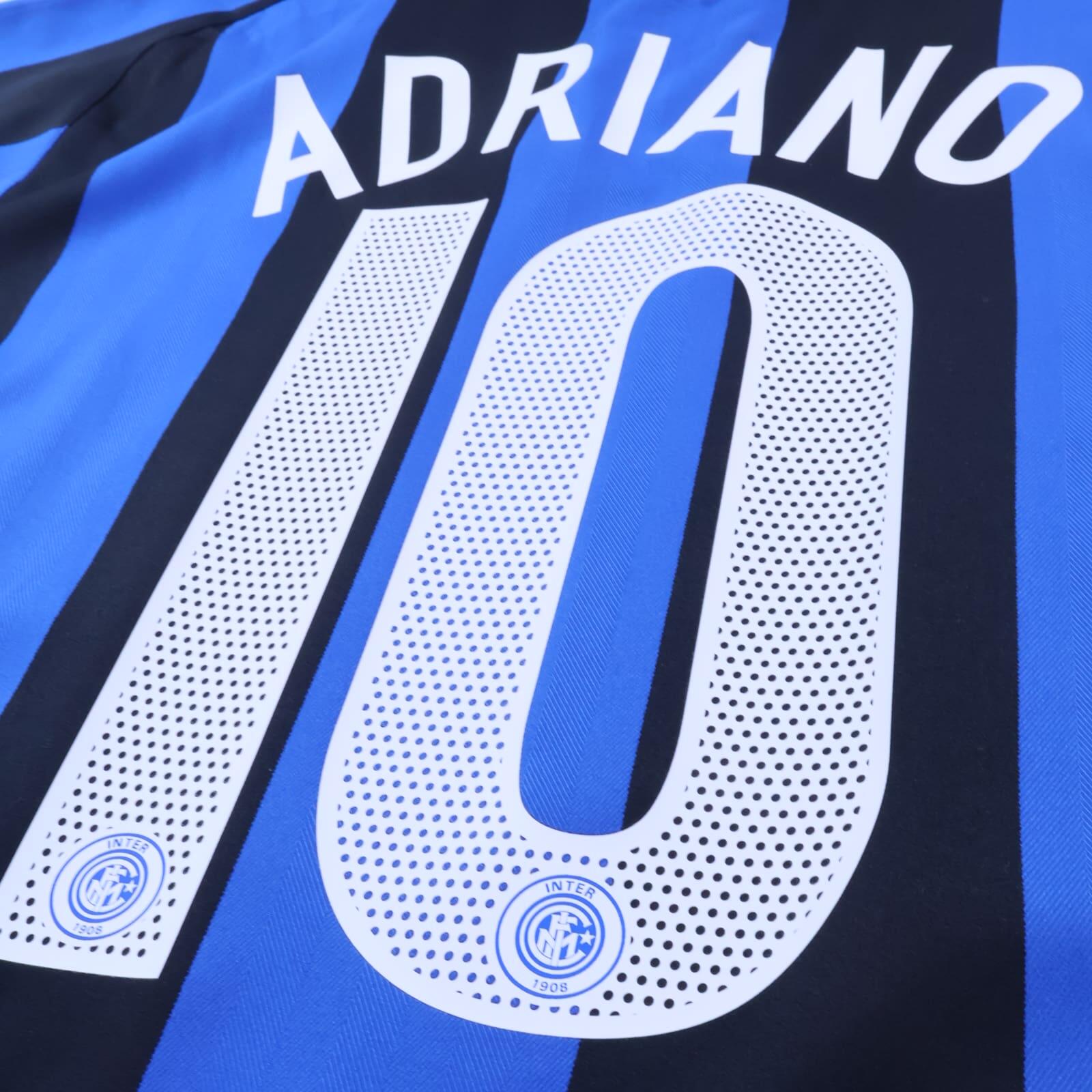 *NWT* Inter Milan Adriano #10 2004/05 Home Shirt - L