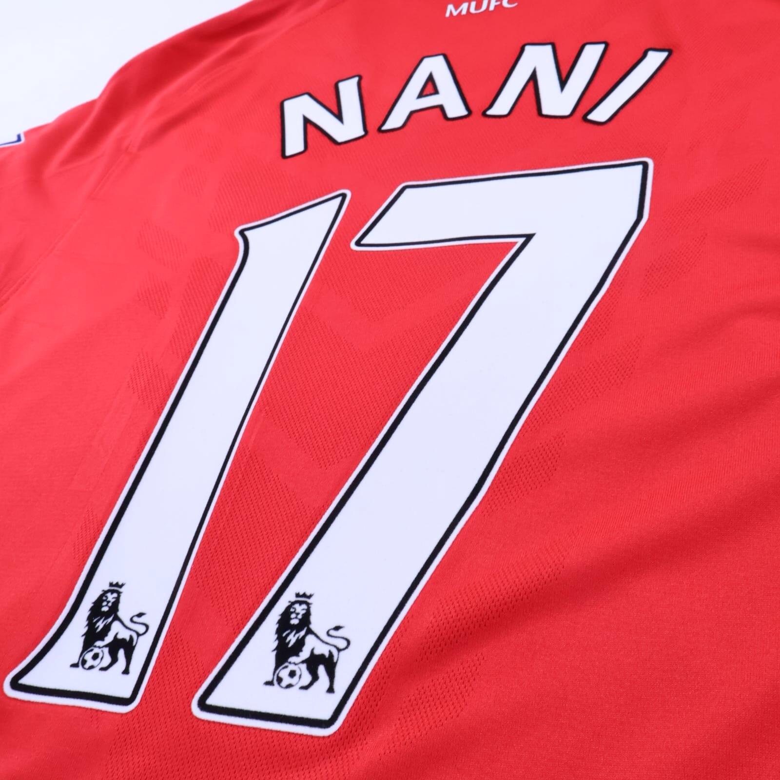 Manchester United Nani #17 2010/11 Home Shirt - M