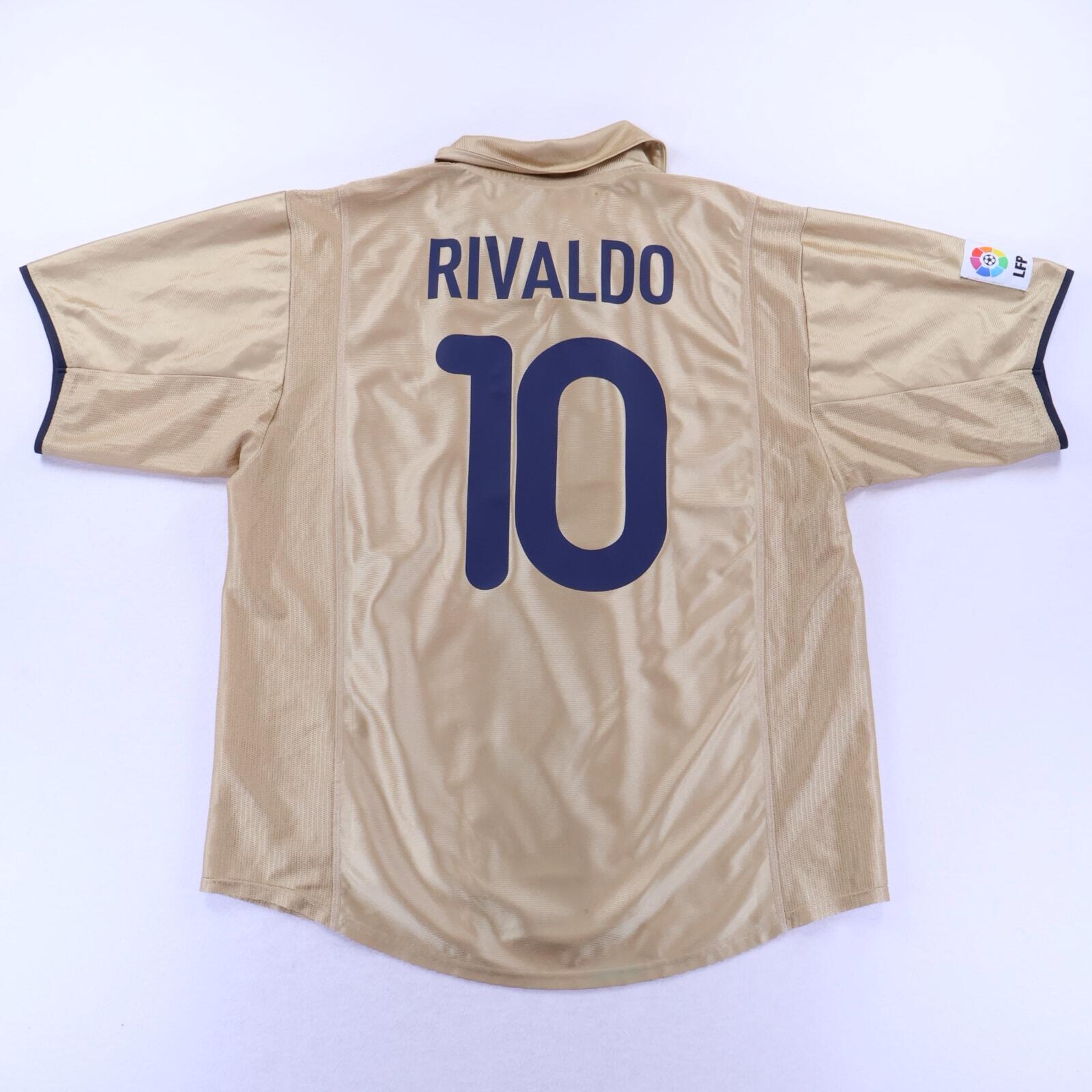 Barcelona Rivaldo #10 2002/03 Away Shirt - XL