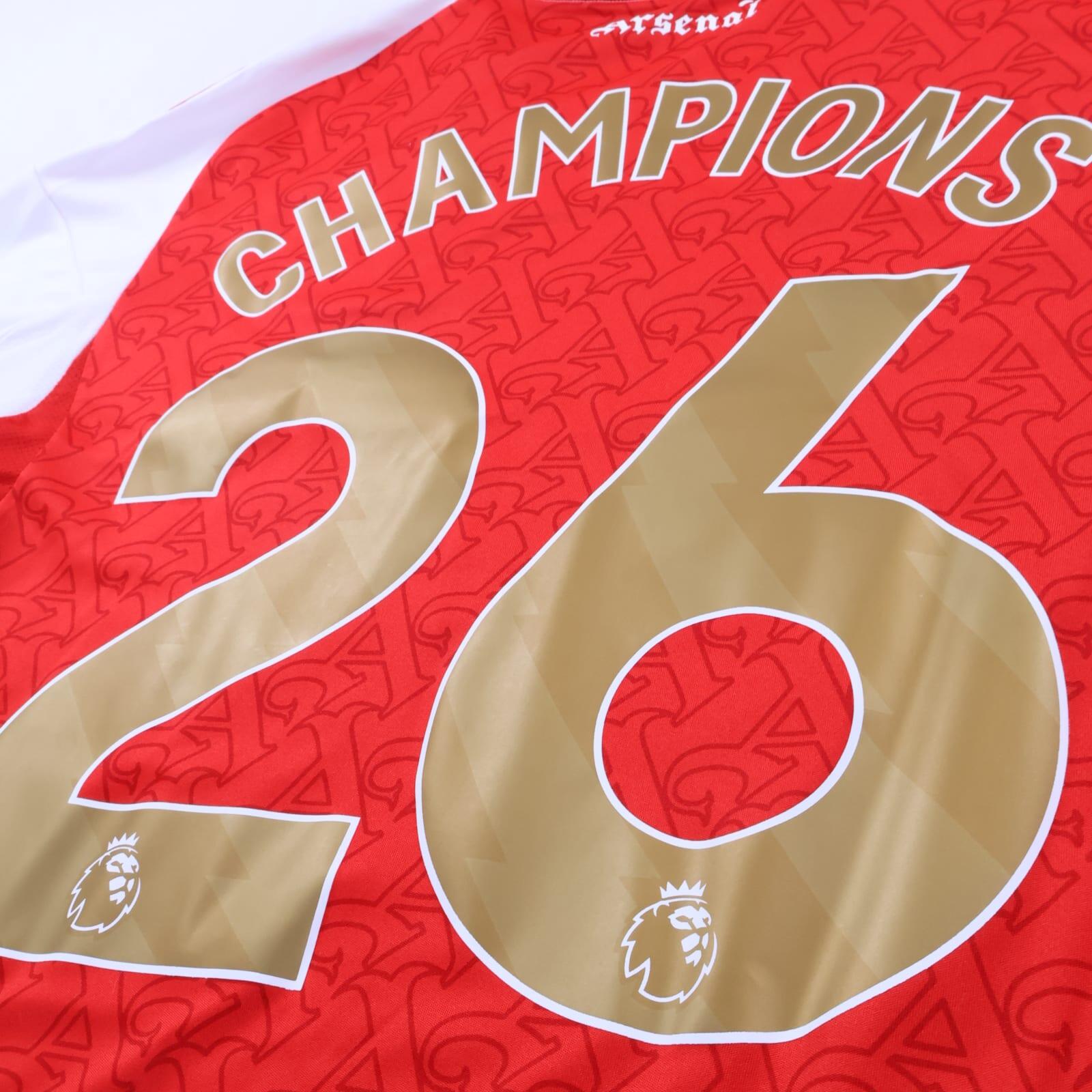 *BNIB* Arsenal Champions #26 2025/26 Home Shirt - M