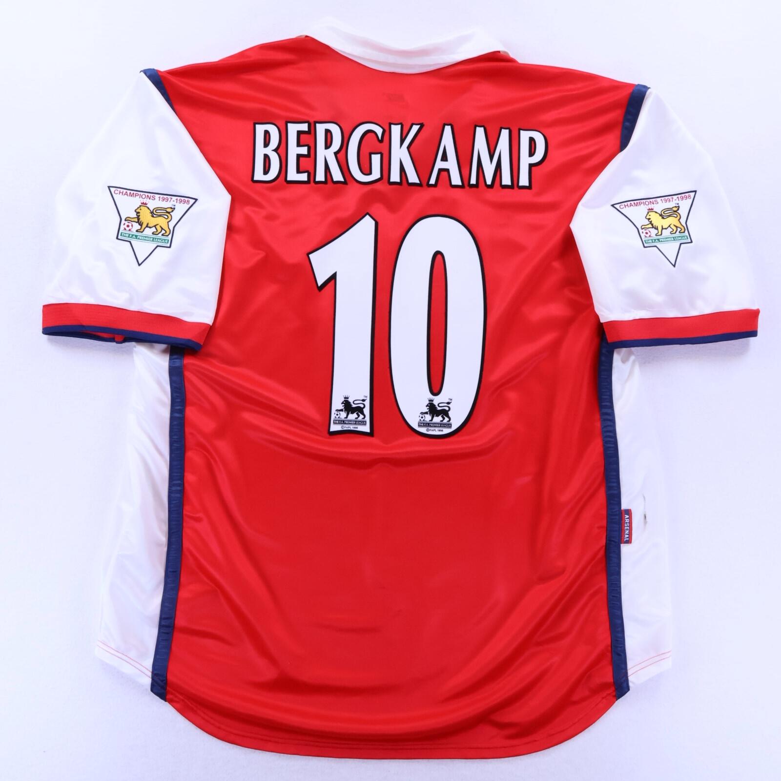 Arsenal Bergkamp #10 1996/98 Home Shirt - XL