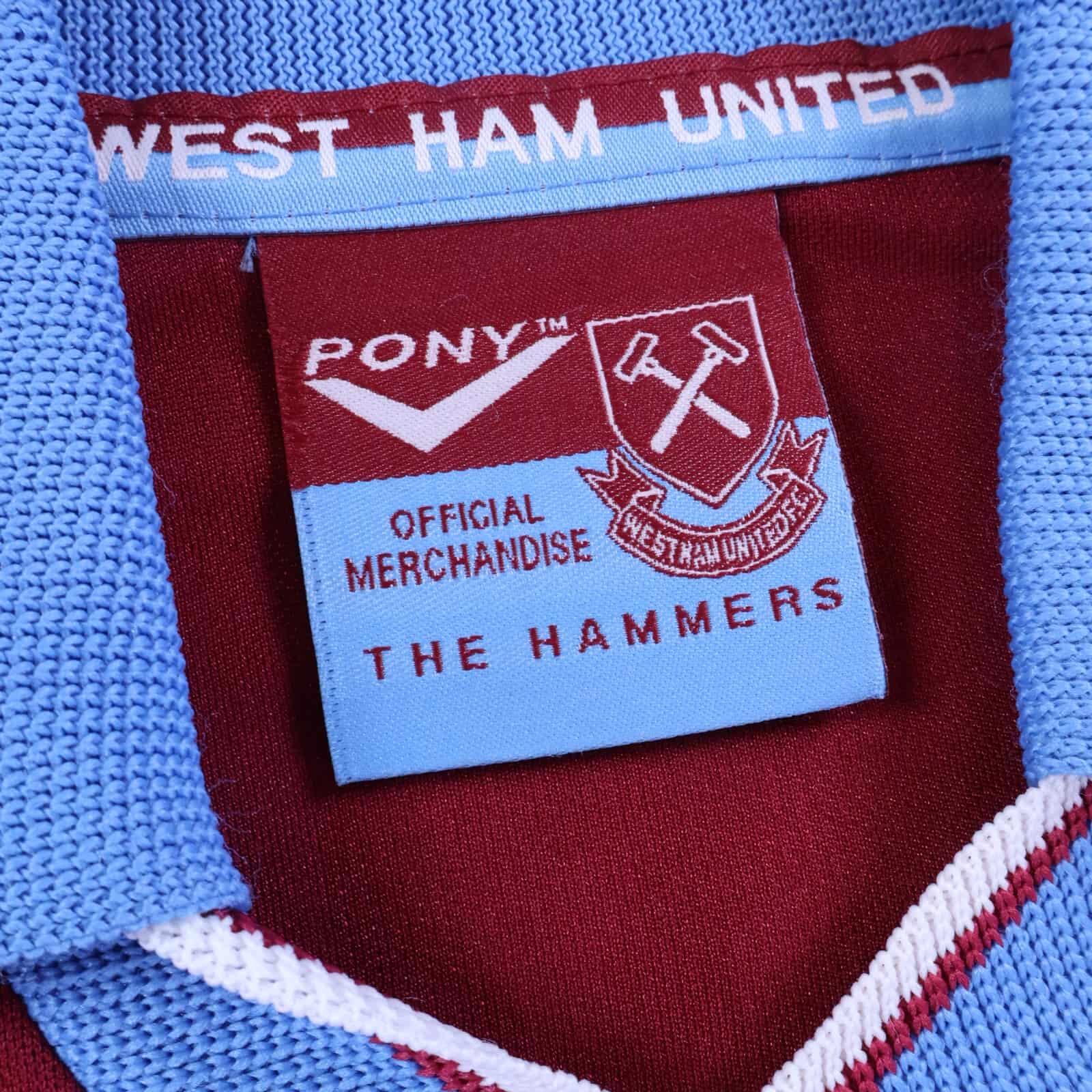 West Ham United Di Canio #10 1997/98 Home Shirt - XL