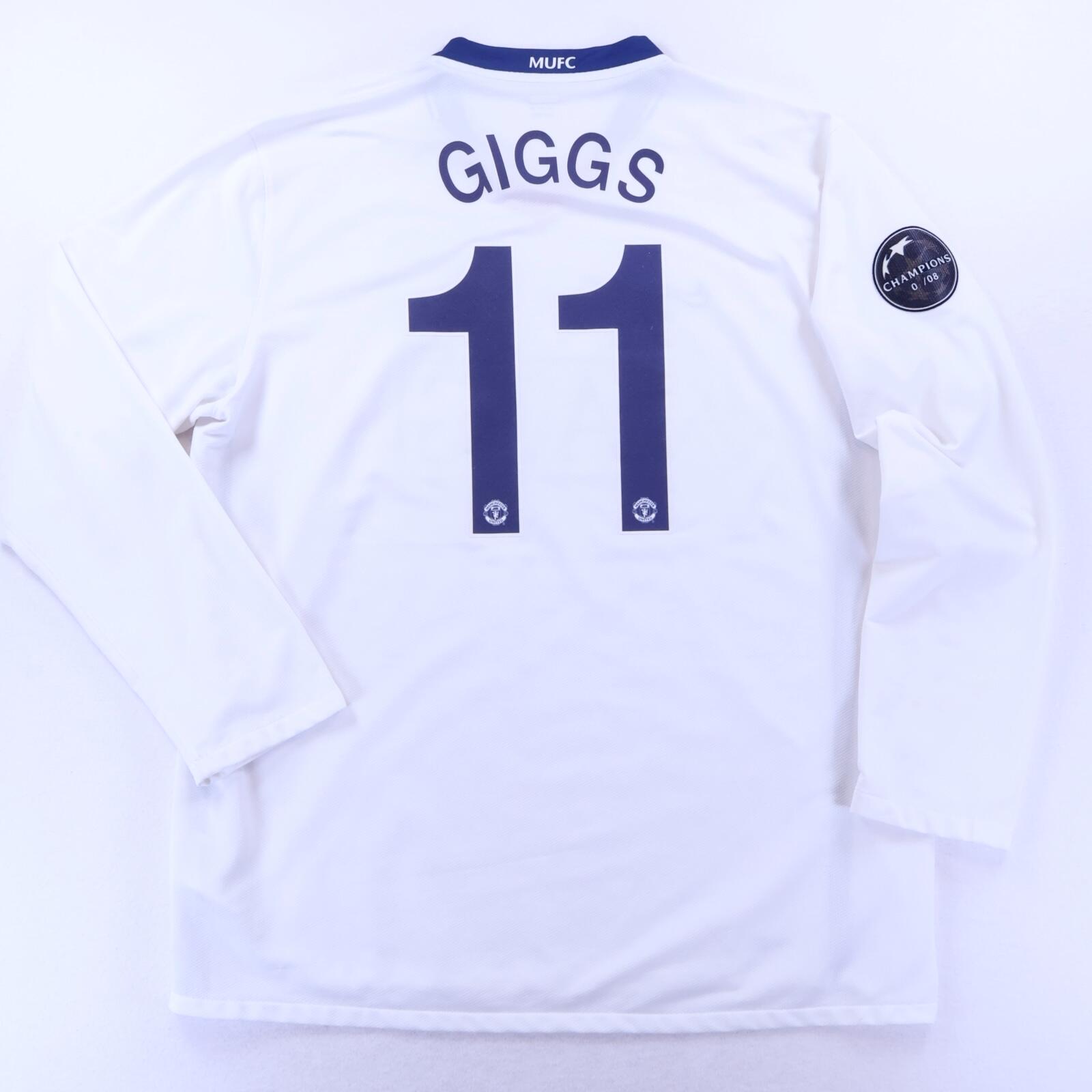 Manchester United Giggs #11 2008/09 Away Shirt - Long Sleeve - 2XL