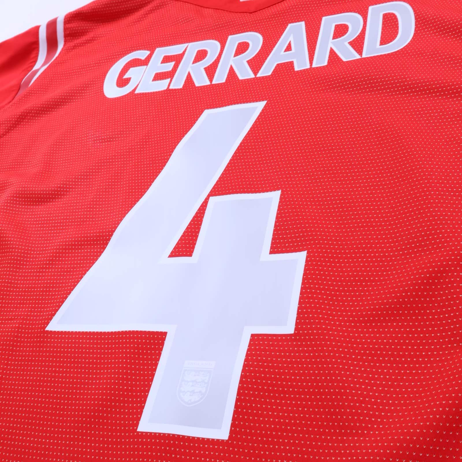 England Gerrard #4 2004/06 Away Shirt - L