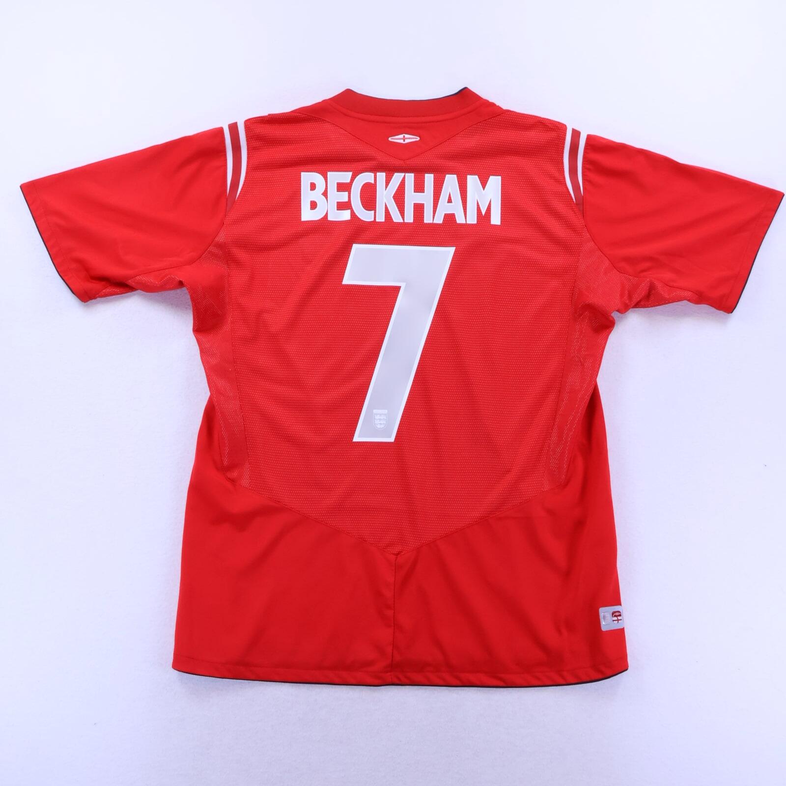 England Beckham #7 2004/06 Away Shirt - L