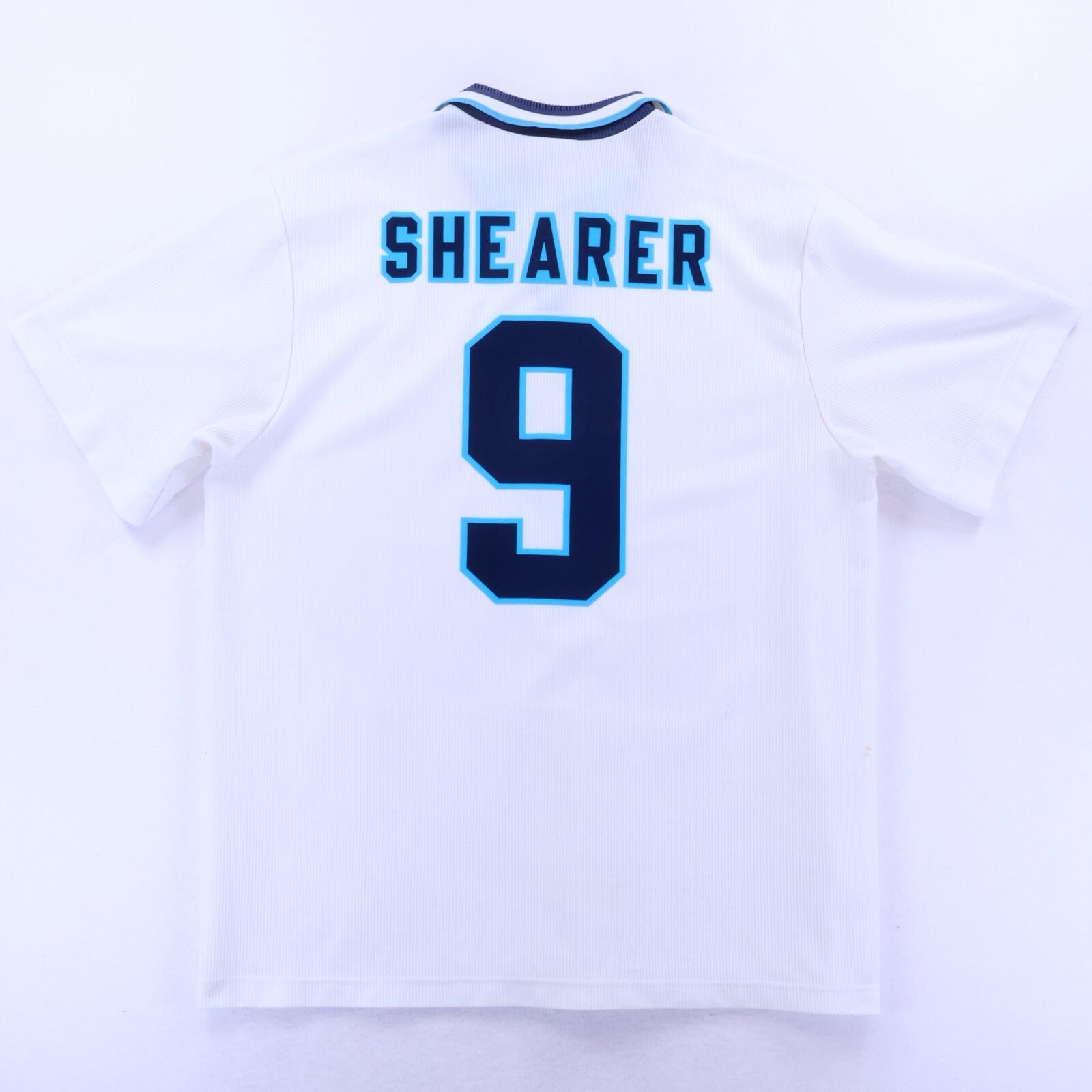 England Shearer #9 1995/97 Home Shirt - XL