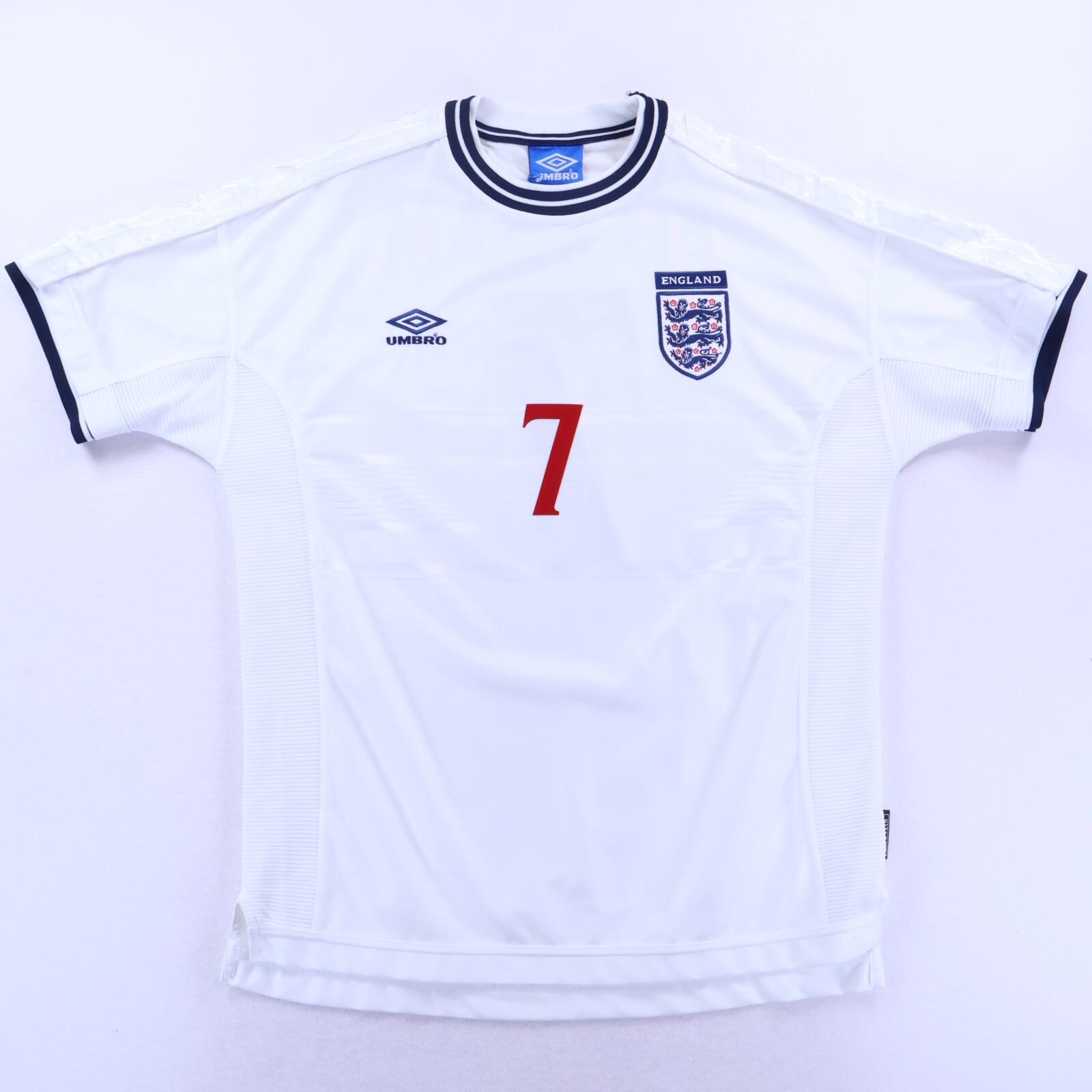 England Beckham #7 1999/01 Home Shirt - XL