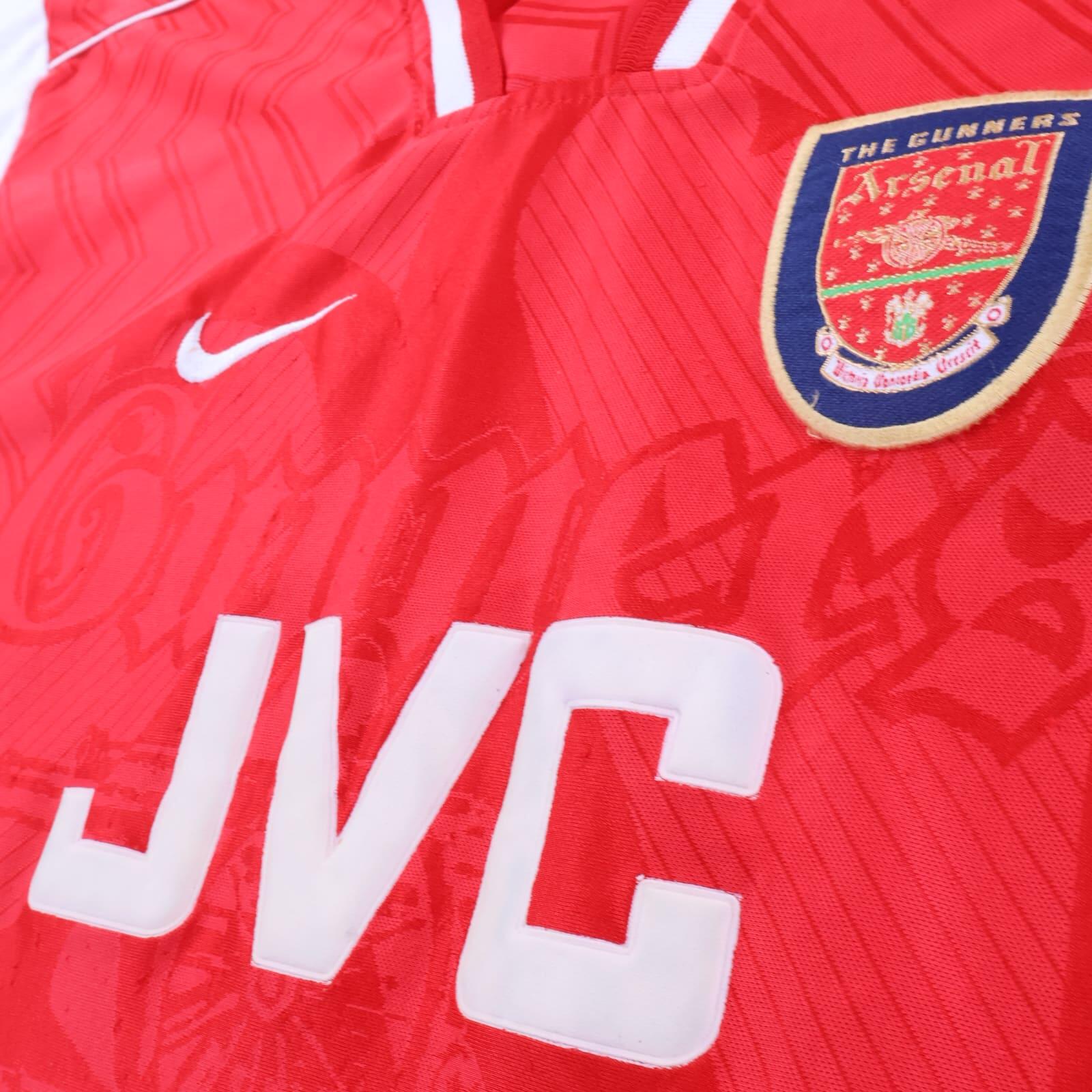 Arsenal Viera #4 1996/97 Home Shirt - M
