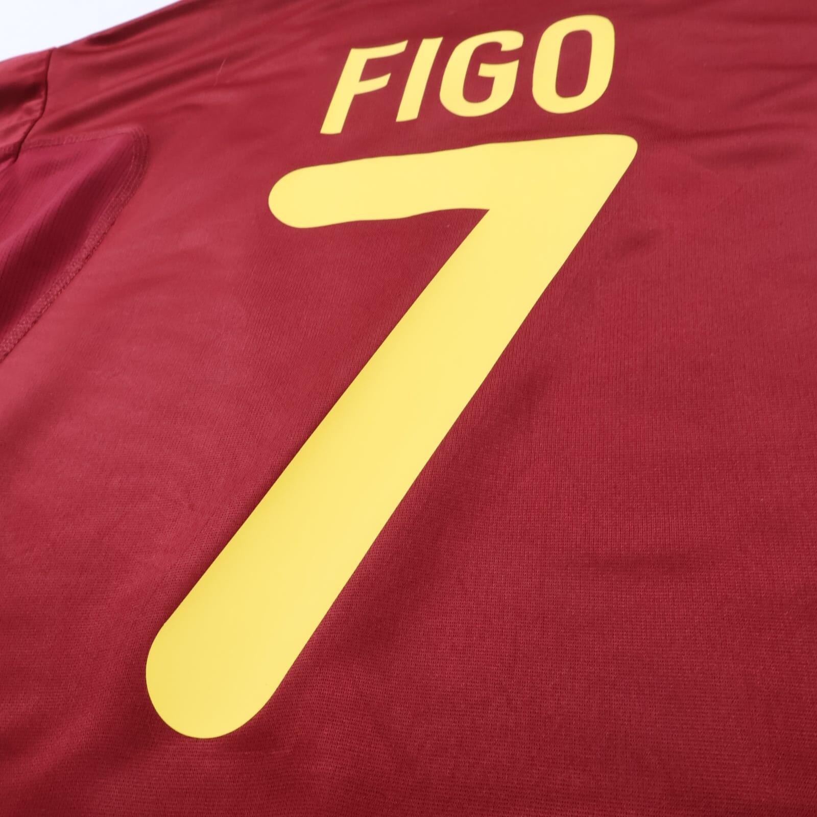 Portugal Figo #7 2000/02 Home Shirt - M