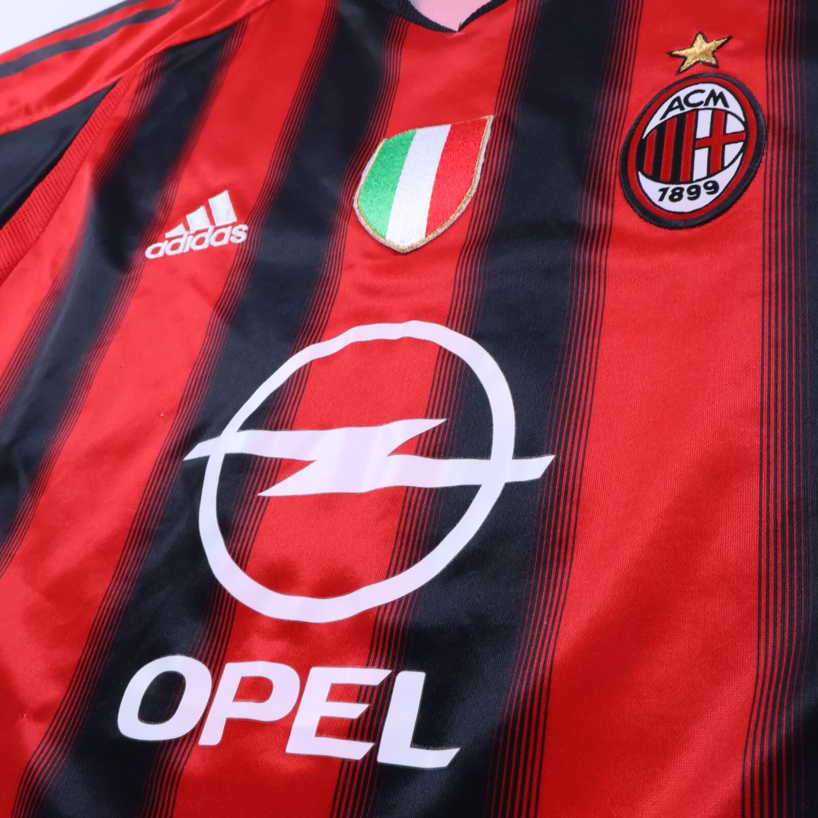 Ac Milan Shevchenko #7 2004/05 Home Shirt - L