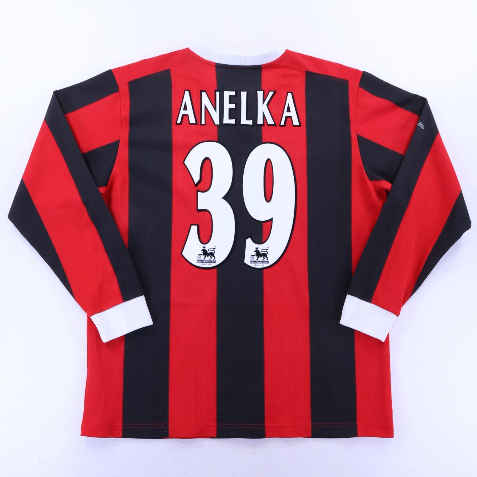 Manchester City Anelka #39 2003/04 Away Shirt - Long Sleeve - L