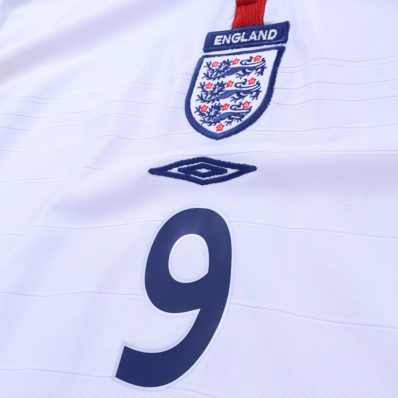 England Rooney #9 2005/07 Home Shirt - XL