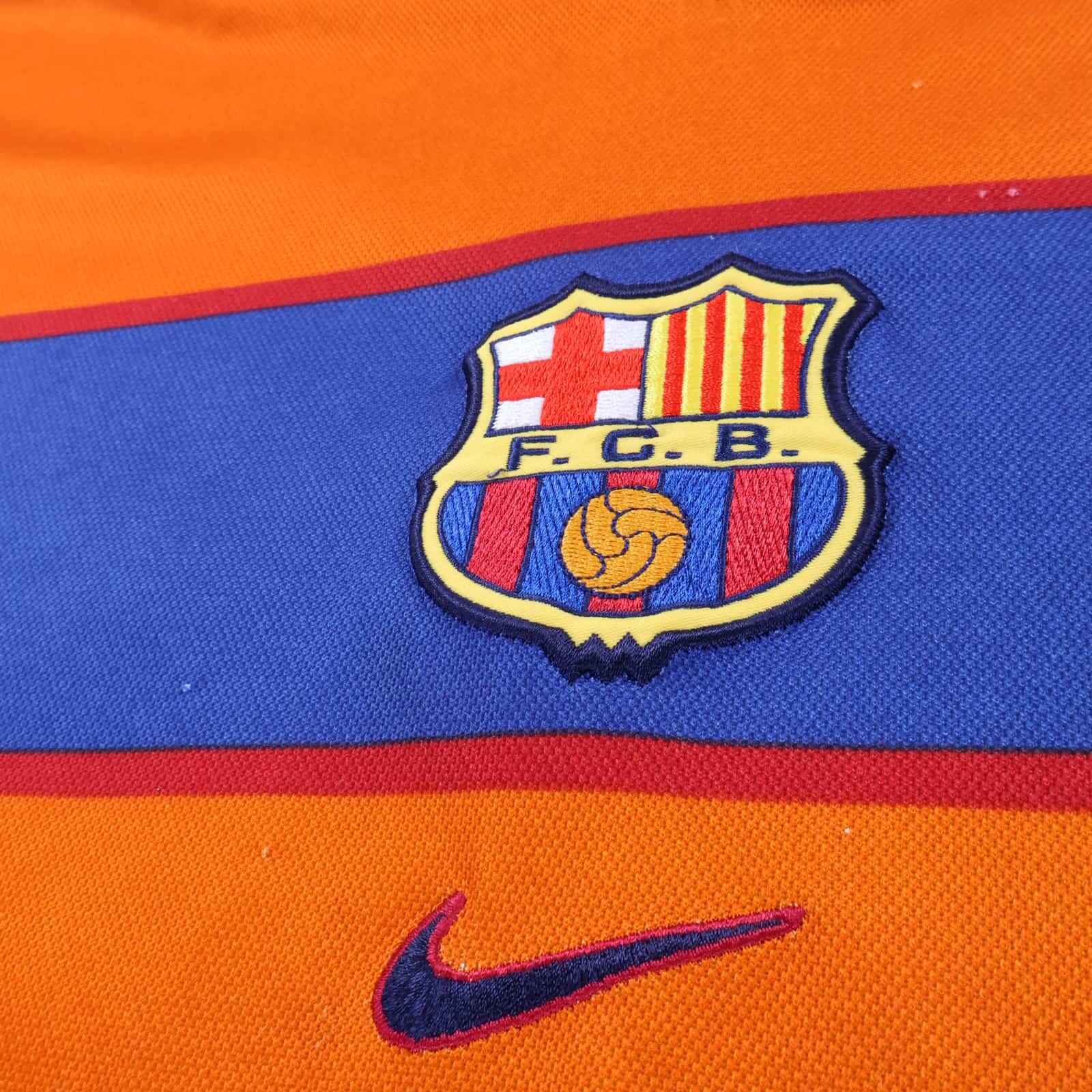 Barcelona Rivaldo #11 1998/99 Away Shirt - L
