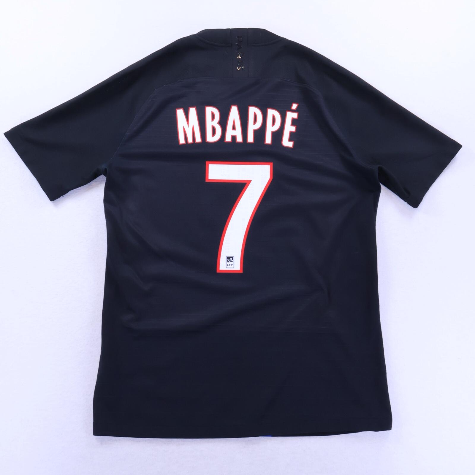 Paris Saint-Germain F.C Mbappé #7 2019/20 Fourth Shirt - Player Issue - M
