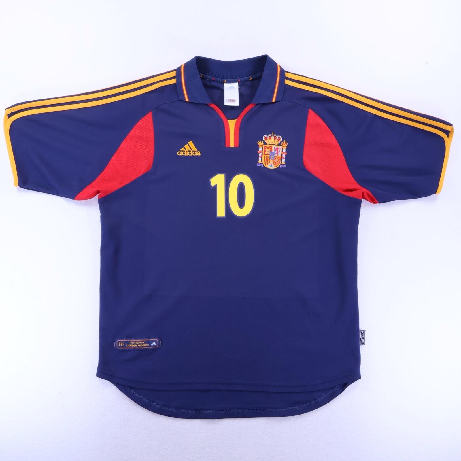 Spain Raul #10 2000/02 Away Shirt - L