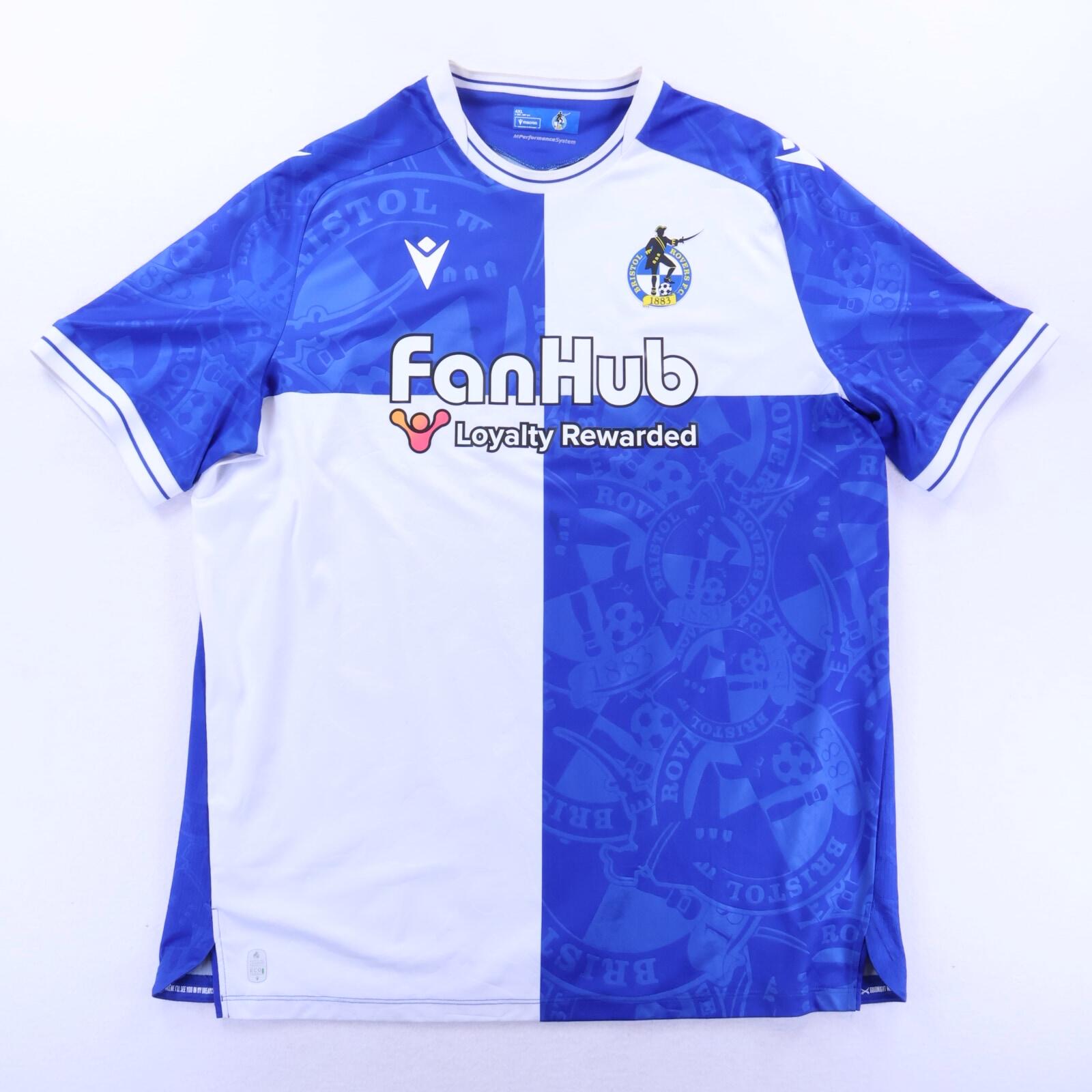 Bristol Rovers 2025/26 Home Shirt - 4XL
