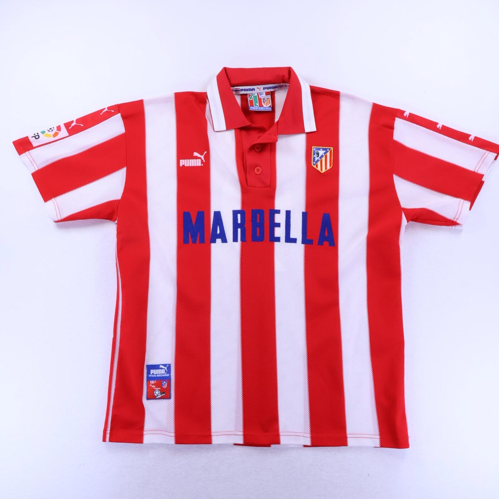 Atlético De Madrid Vieri #4 1997/98 Home Shirt - L