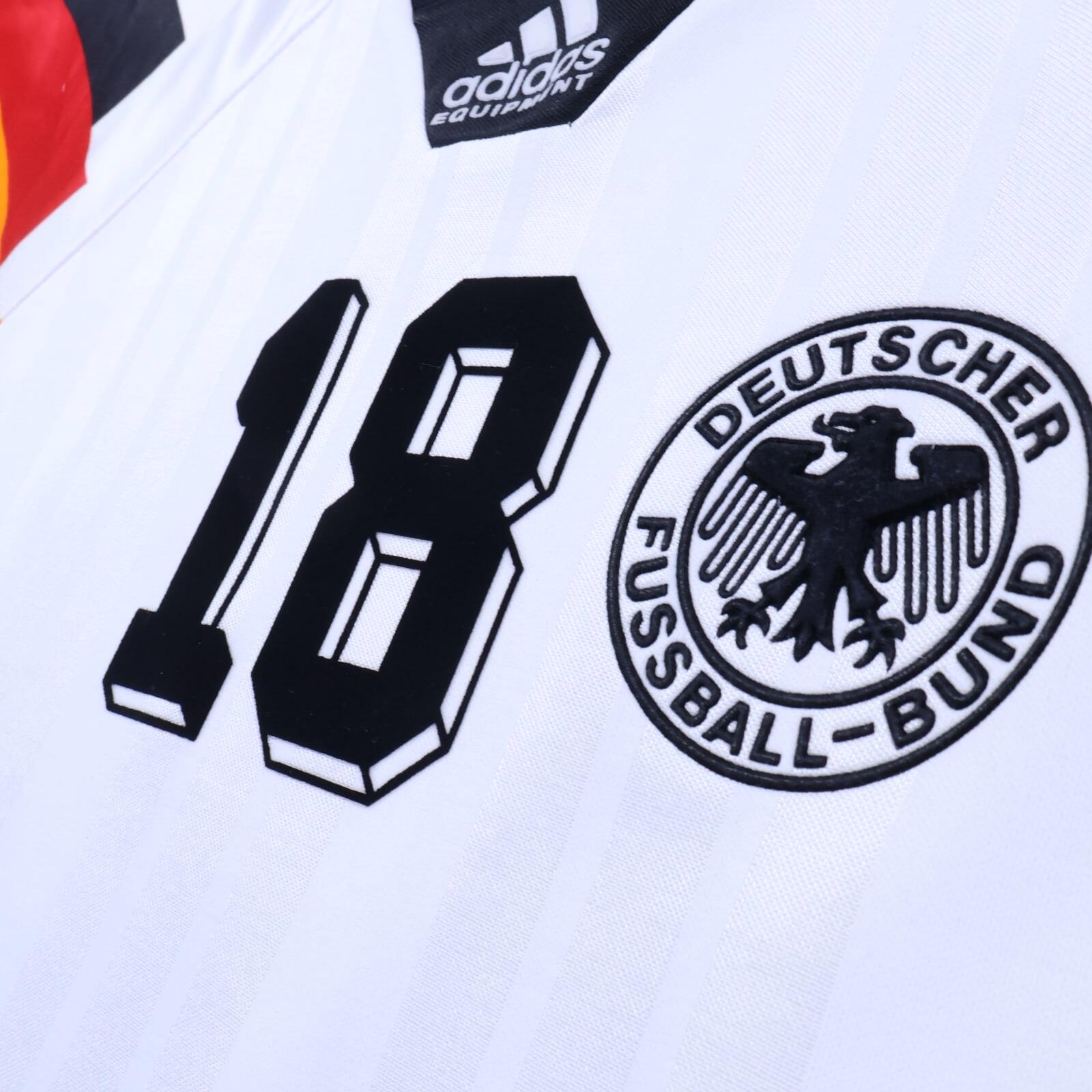 Germany Klinsmann #18 1992/94 Home Shirt - L