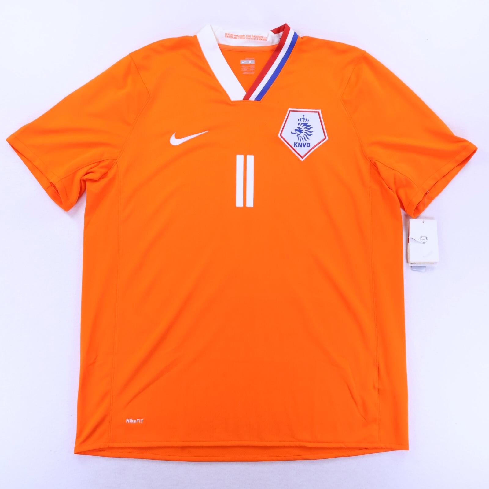 *NWT* Netherlands Robben #11 2008/10 Home Shirt - XL