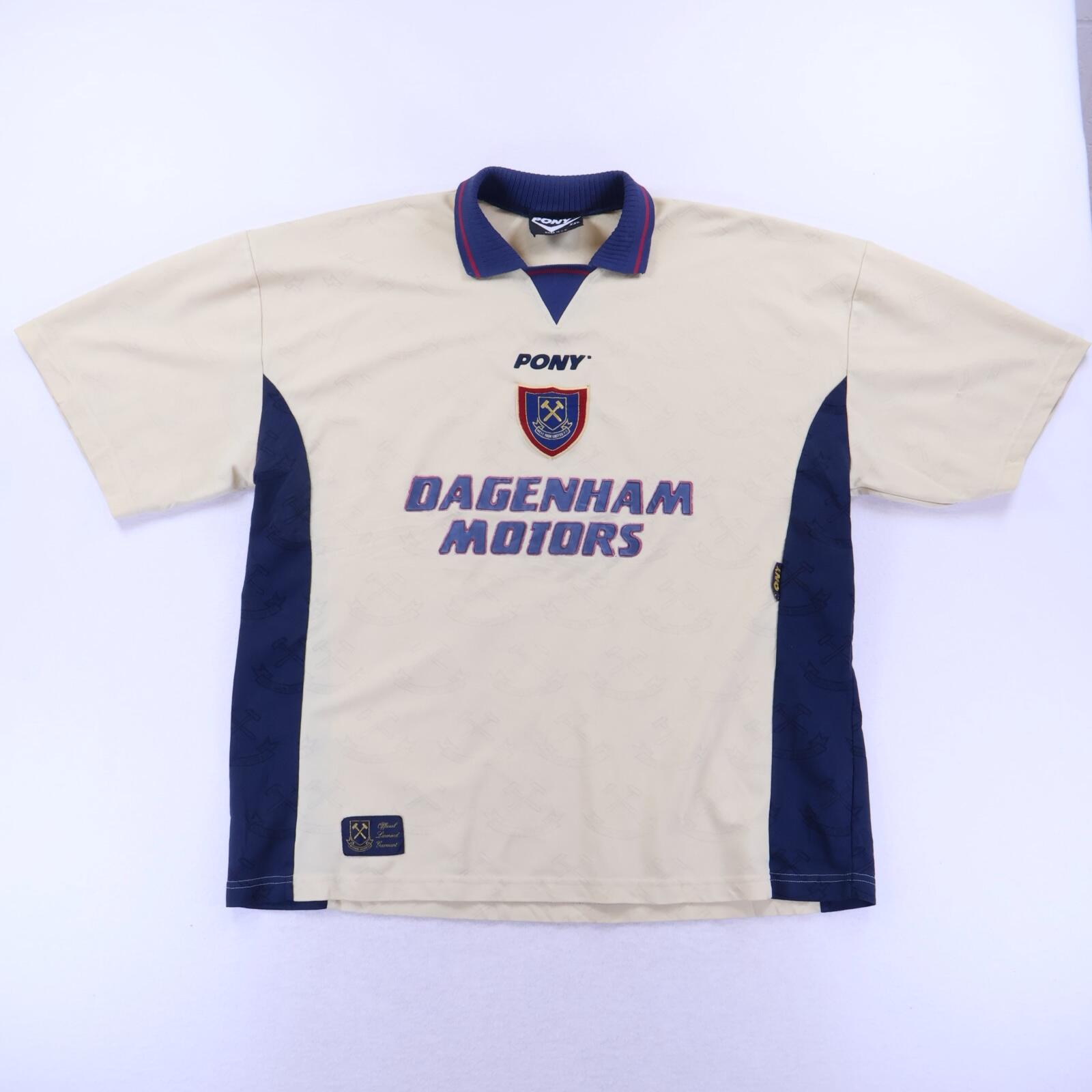 West Ham United Dicks #3 1996/97 Third Shirt - 2XL