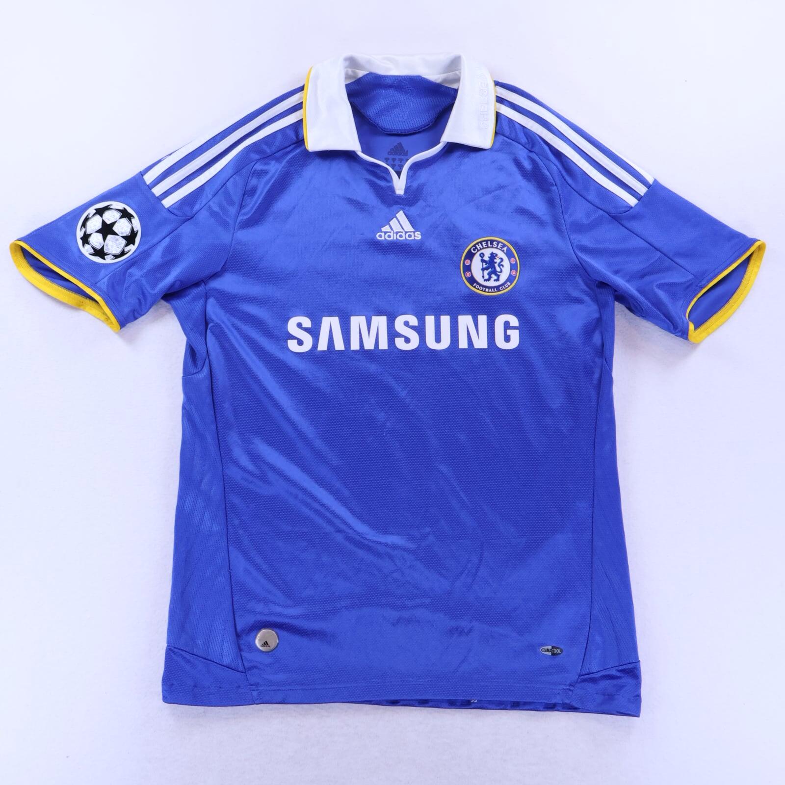 Chelsea Drogba #11 2008/09 Home Shirt - M