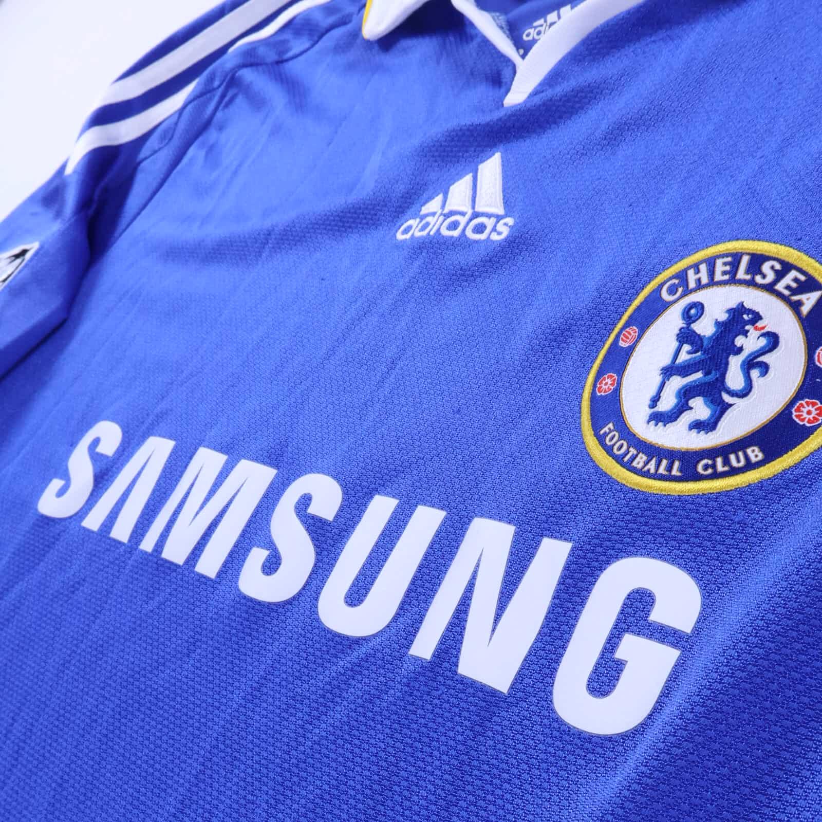 *MINT* Chelsea Drogba #11 2008/09 Home Shirt - L