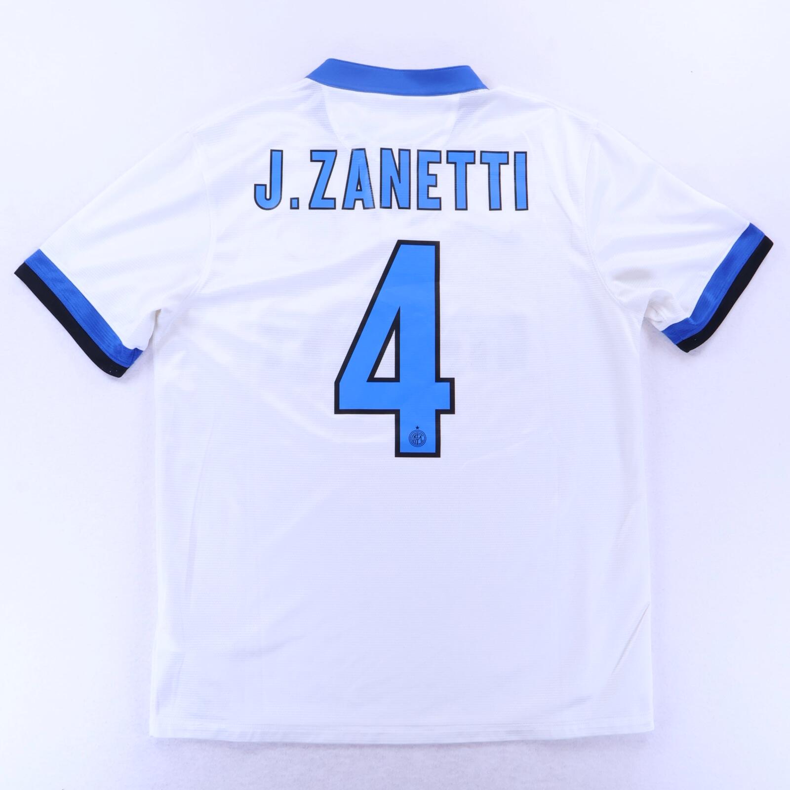 Inter Milan J.Zanetti #4 2013/14 Away Shirt - L