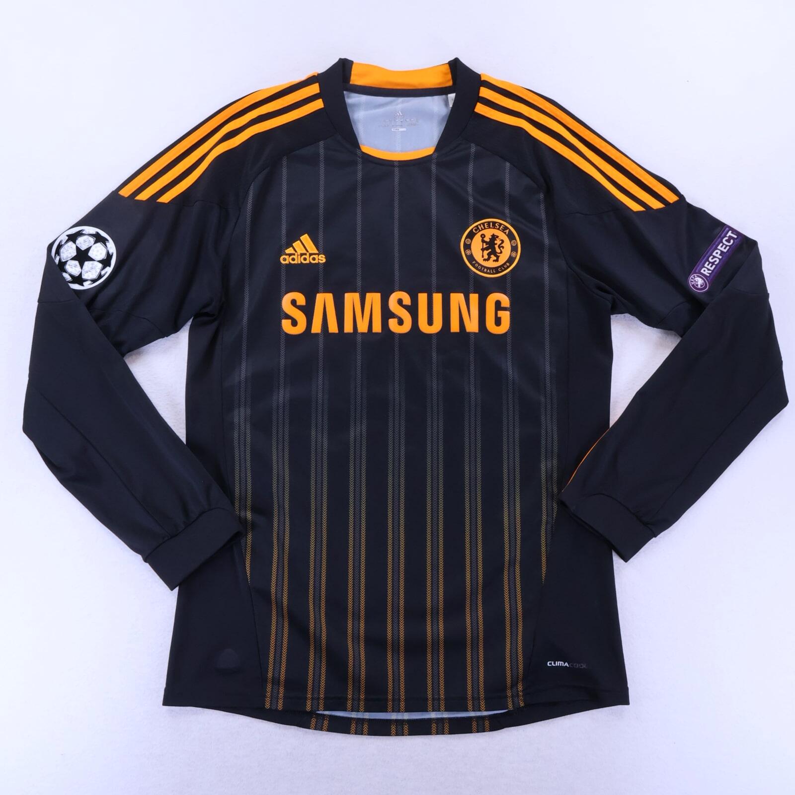 Chelsea Drogba #11 2010/11 Away Shirt - Long Sleeve - M