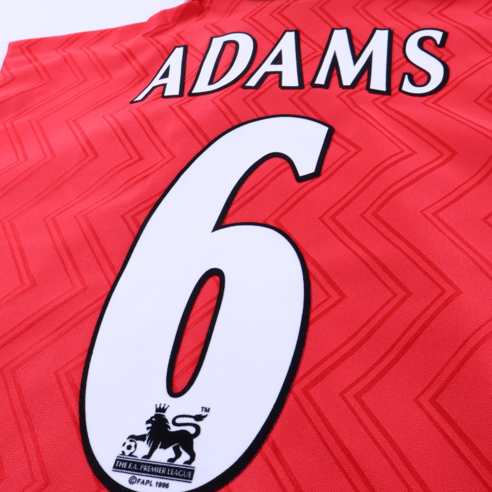 Arsenal Adams #6 1996/97 Home Shirt - L