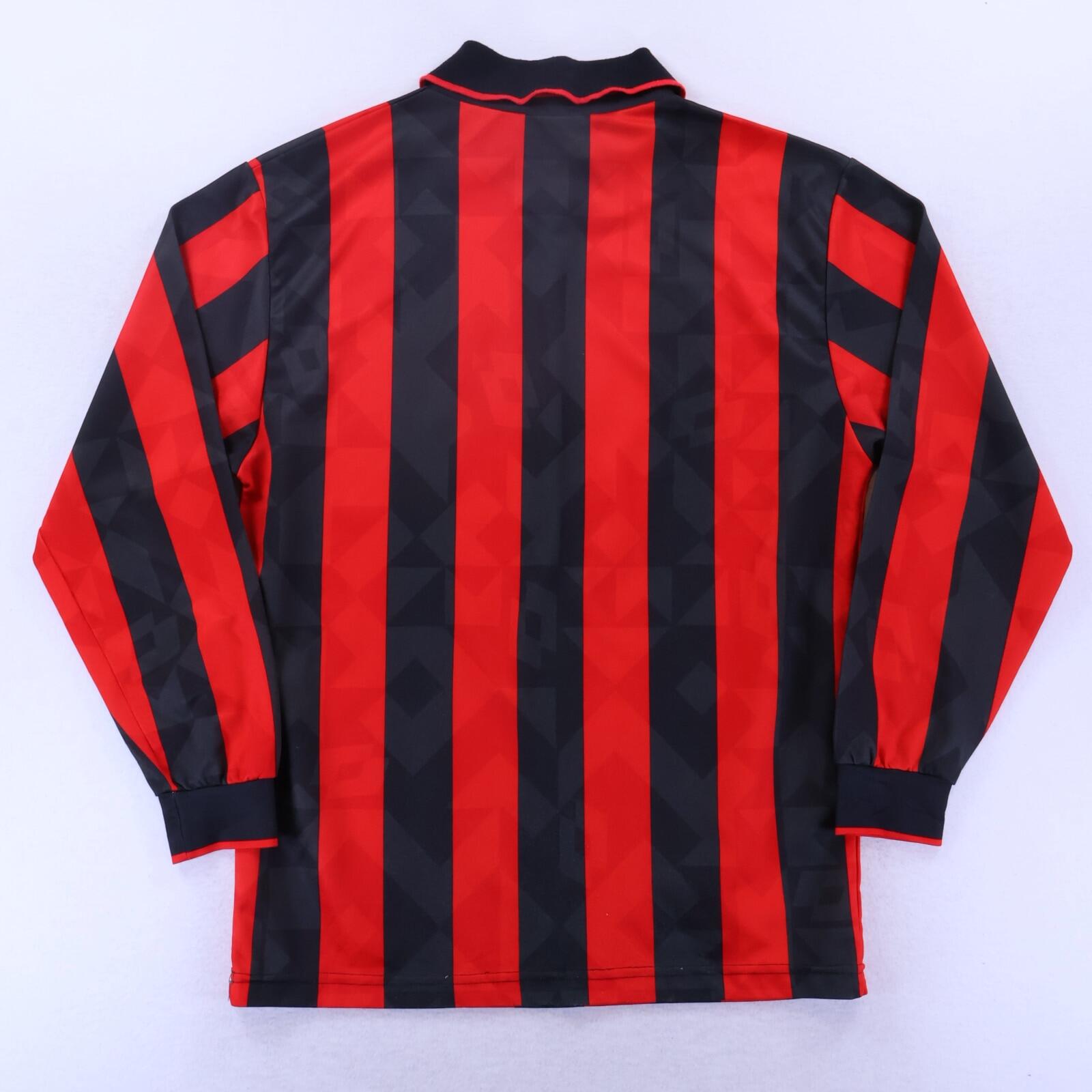 Ac Milan 1995/96 Home Shirt - Long Sleeve - L