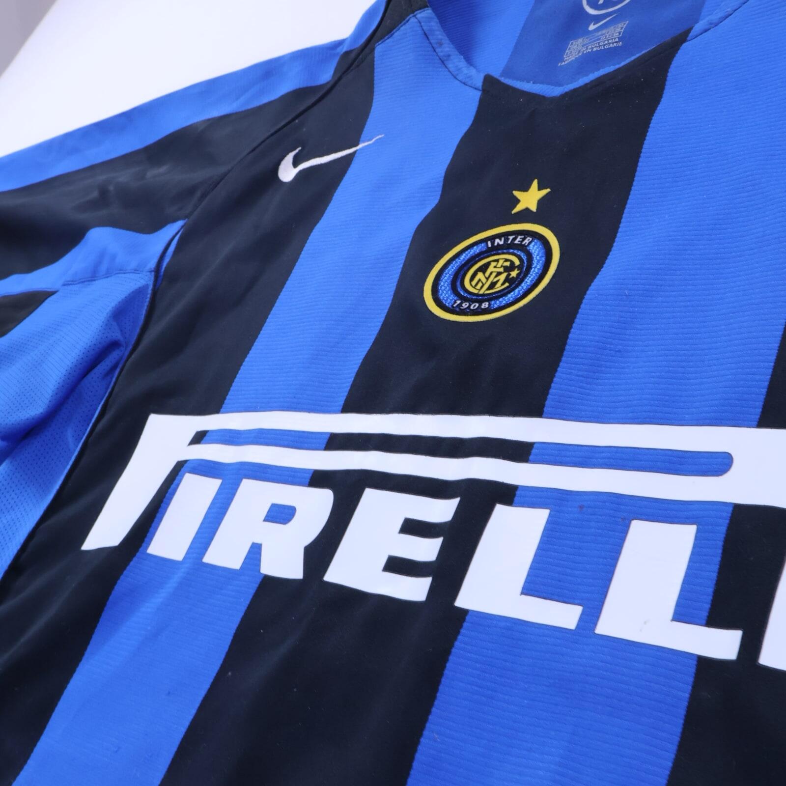 Inter Milan Adriano #10 2003/04 Home Shirt - L