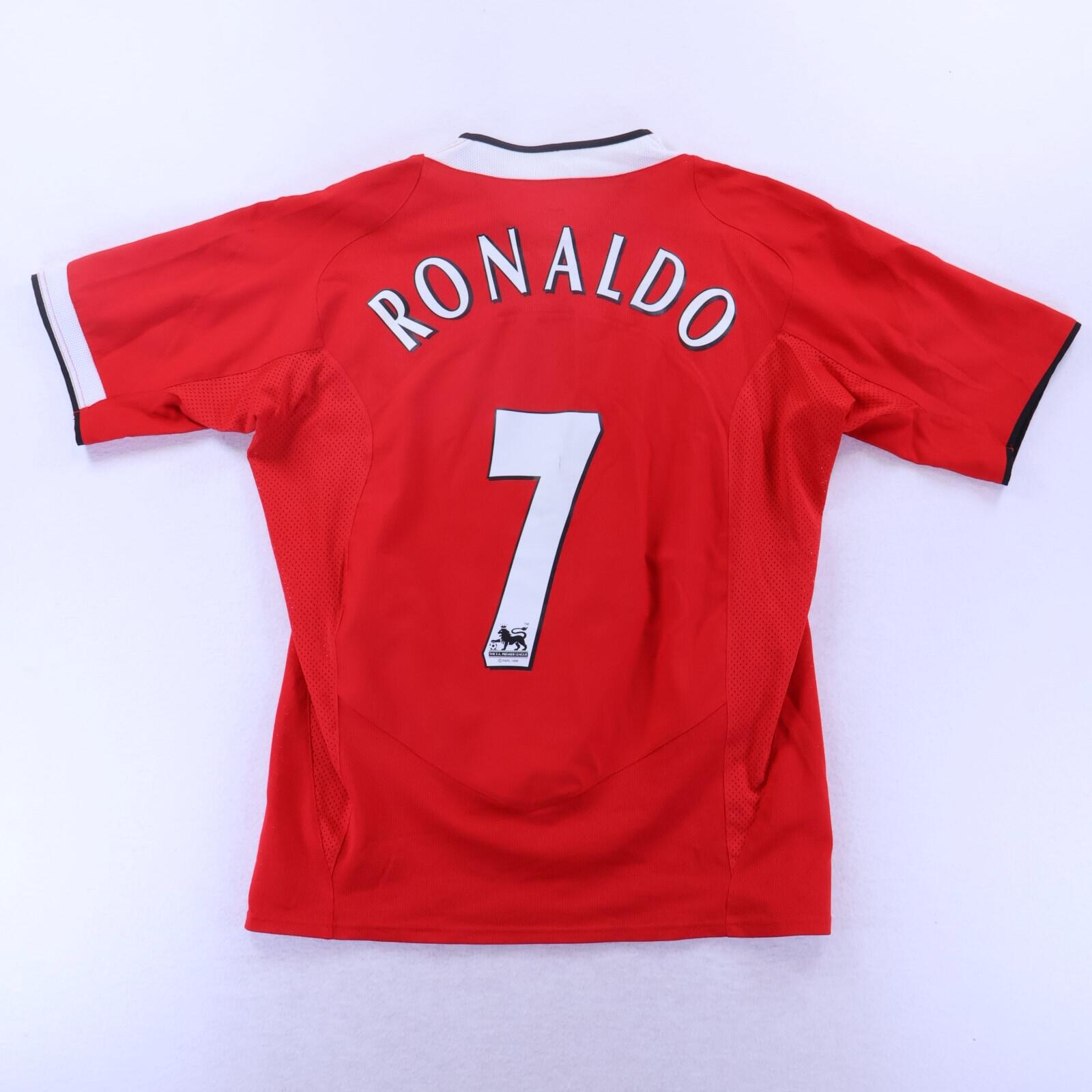 Manchester United Ronaldo #7 2004/06 Home Shirt - M