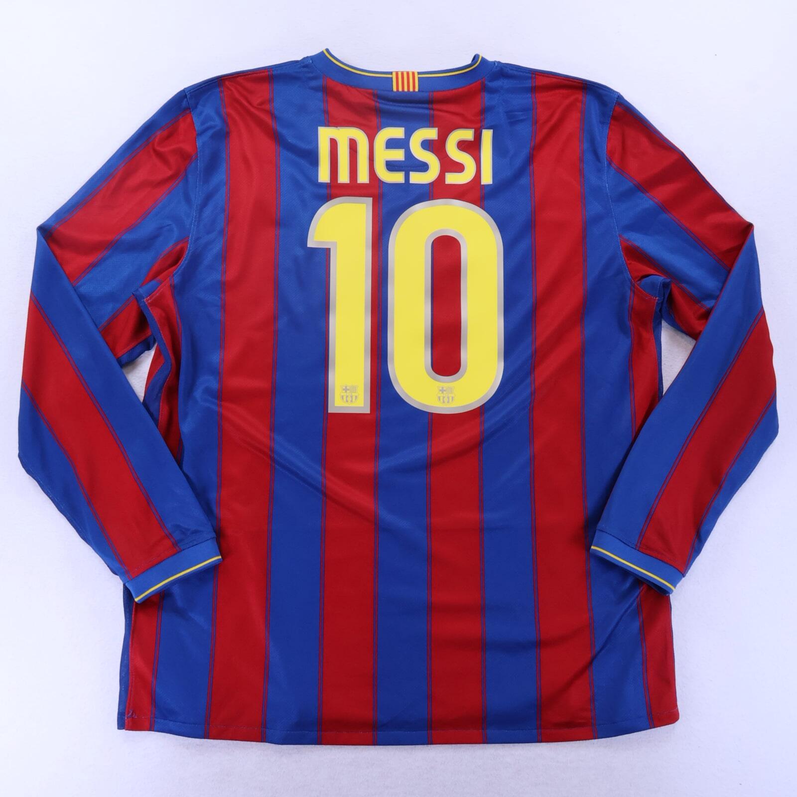 *MINT* Barcelona Messi #10 2005/06 Home Shirt - Long Sleeve - XL